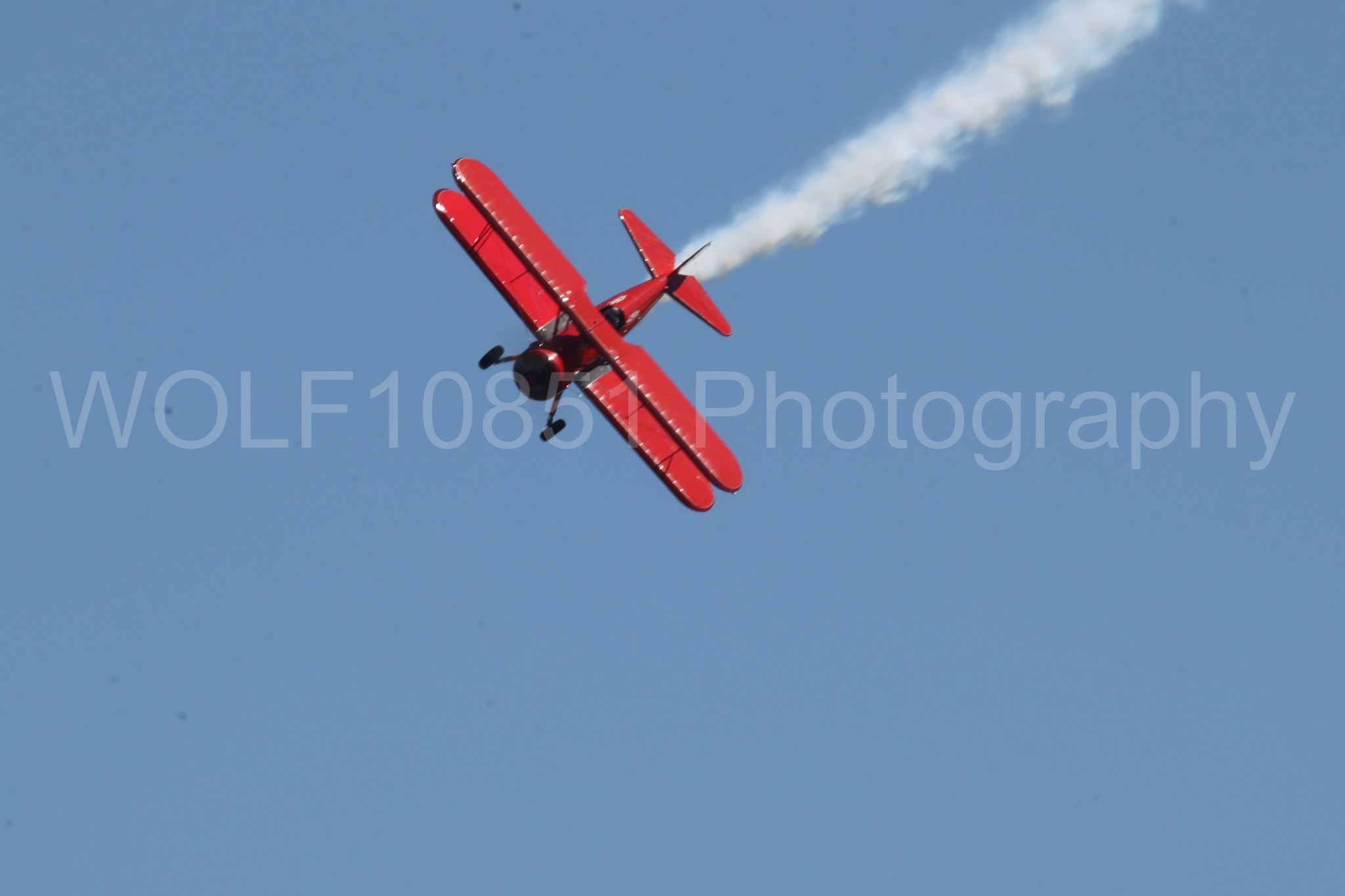 Aviation photography by WOLF10851 featuring Boeing Stearman bi-plane, Vicky Benzing, Wings Over Solano 2024.