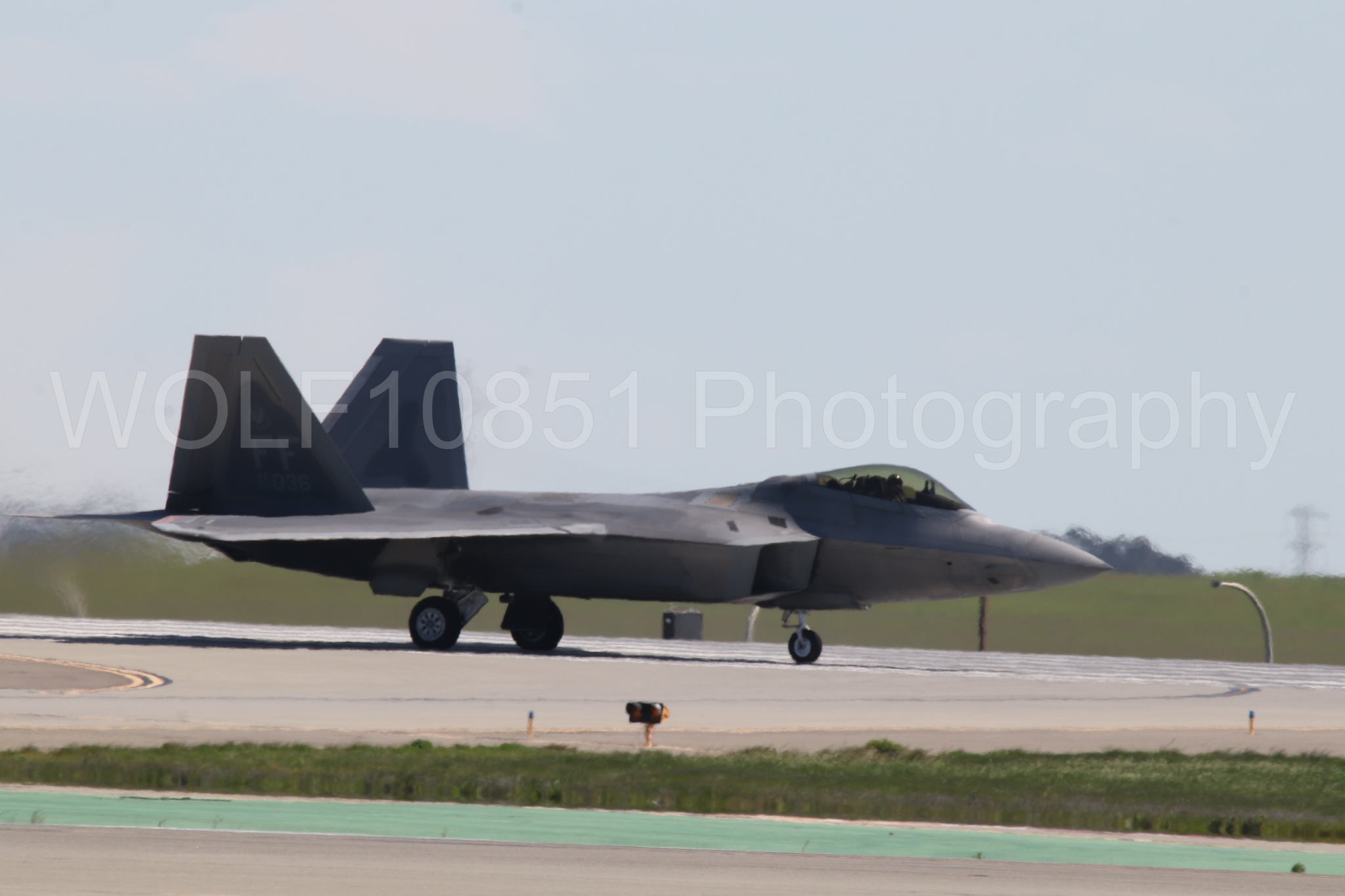 Aviation photography by WOLF10851 featuring F-22 Raptor, Raptor Demo Team, Wings Over Solano 2024.