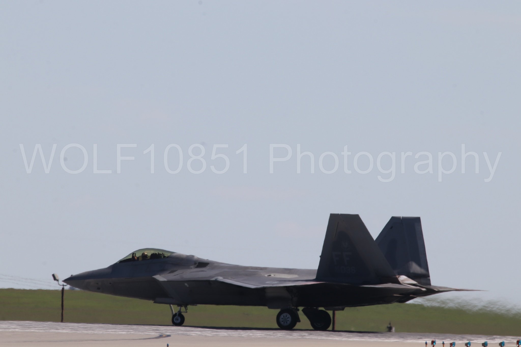 Aviation photography by WOLF10851 featuring F-22 Raptor, Raptor Demo Team, Wings Over Solano 2024.