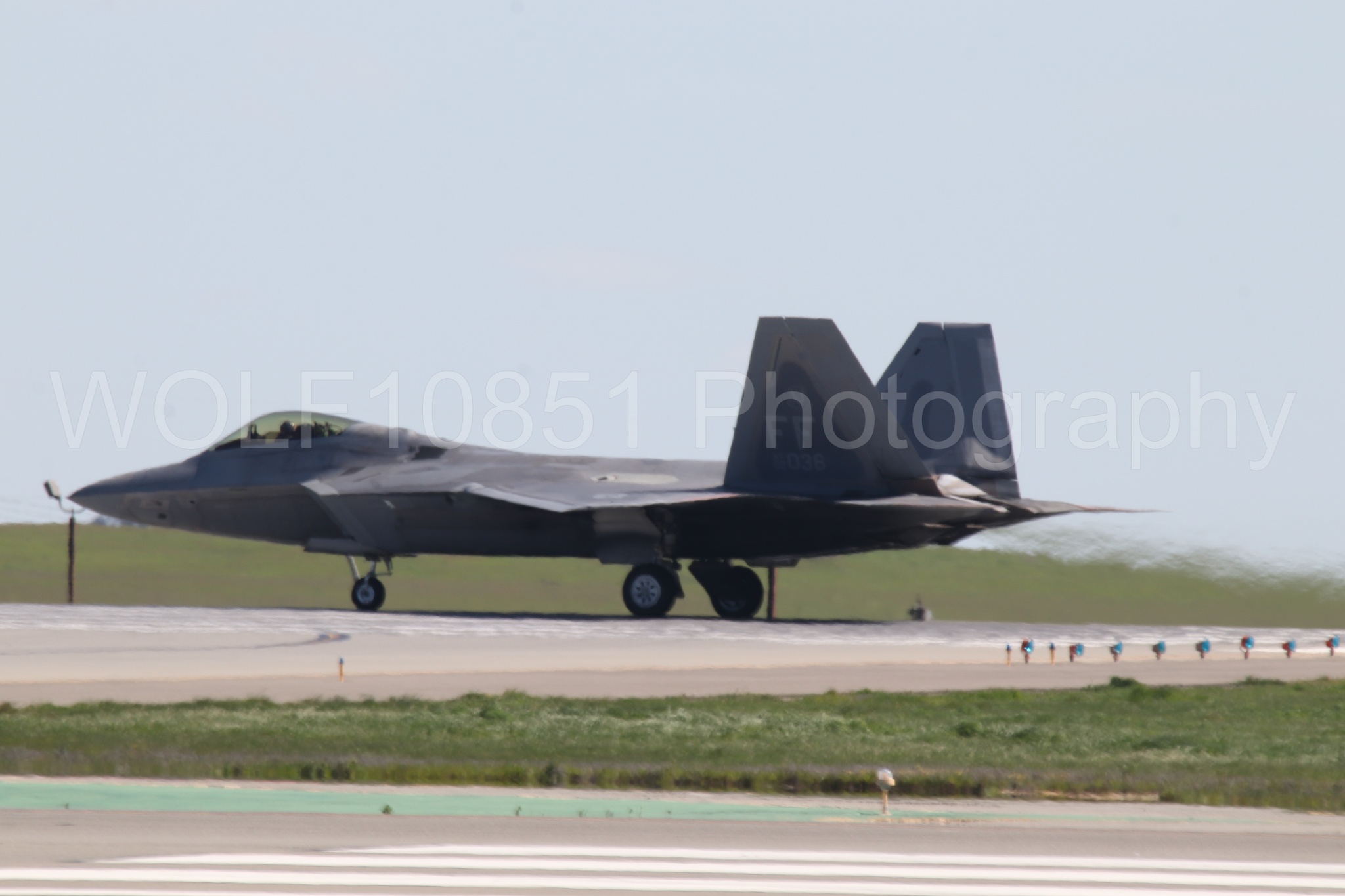 Aviation photography by WOLF10851 featuring F-22 Raptor, Raptor Demo Team, Wings Over Solano 2024.