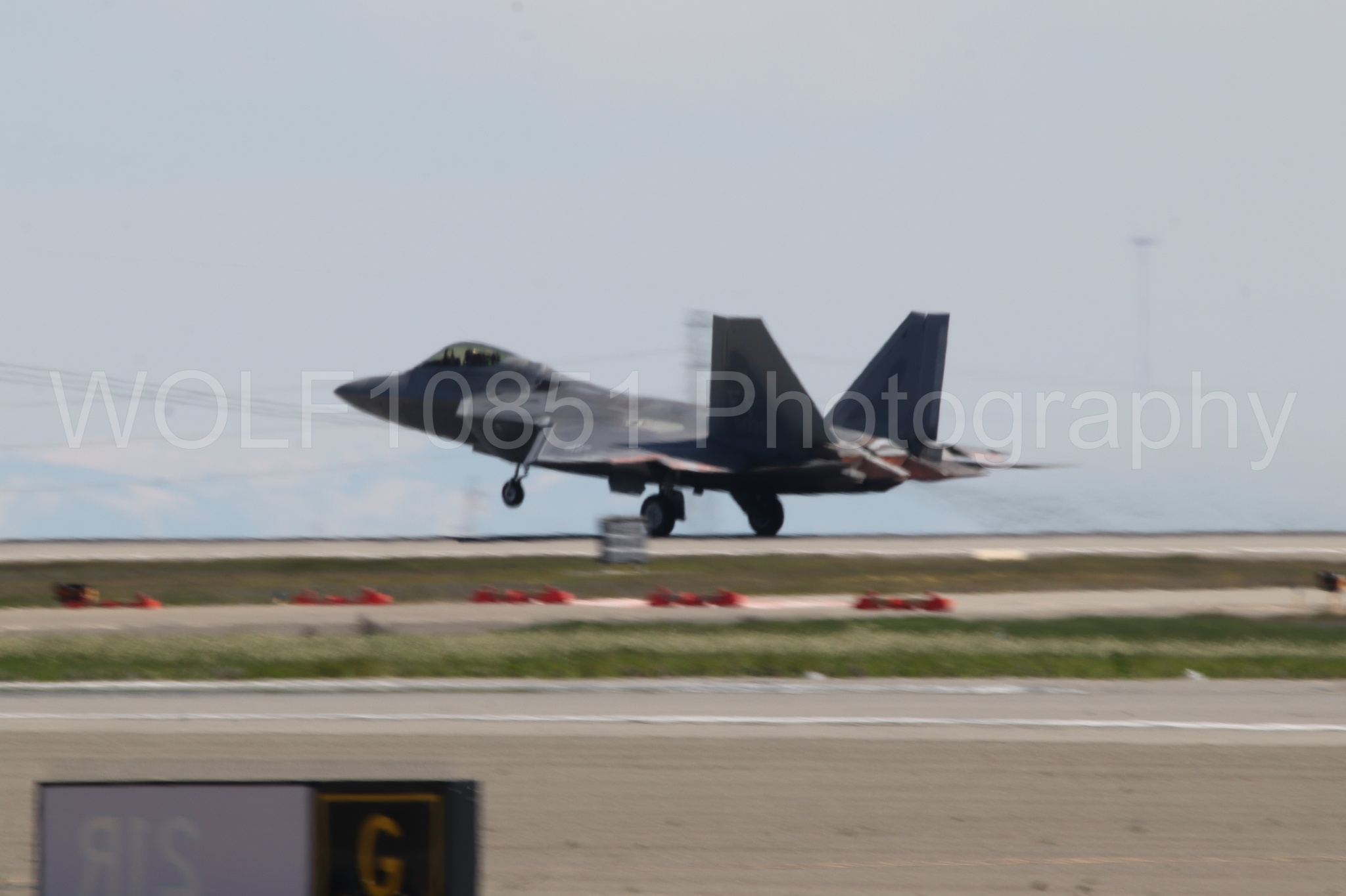 Aviation photography by WOLF10851 featuring F-22 Raptor, Raptor Demo Team, Wings Over Solano 2024.