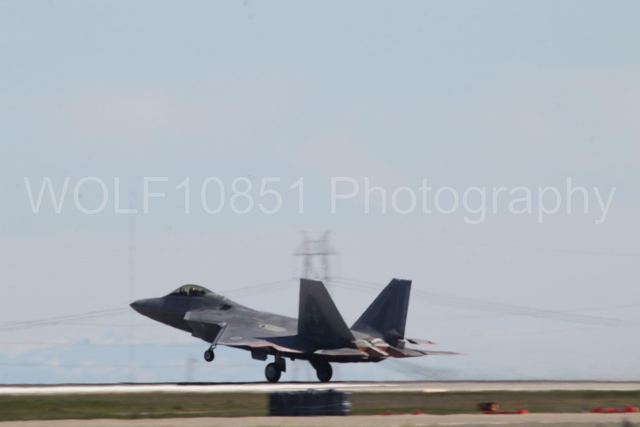 Aviation photography by WOLF10851 featuring F-22 Raptor, Raptor Demo Team, Wings Over Solano 2024.