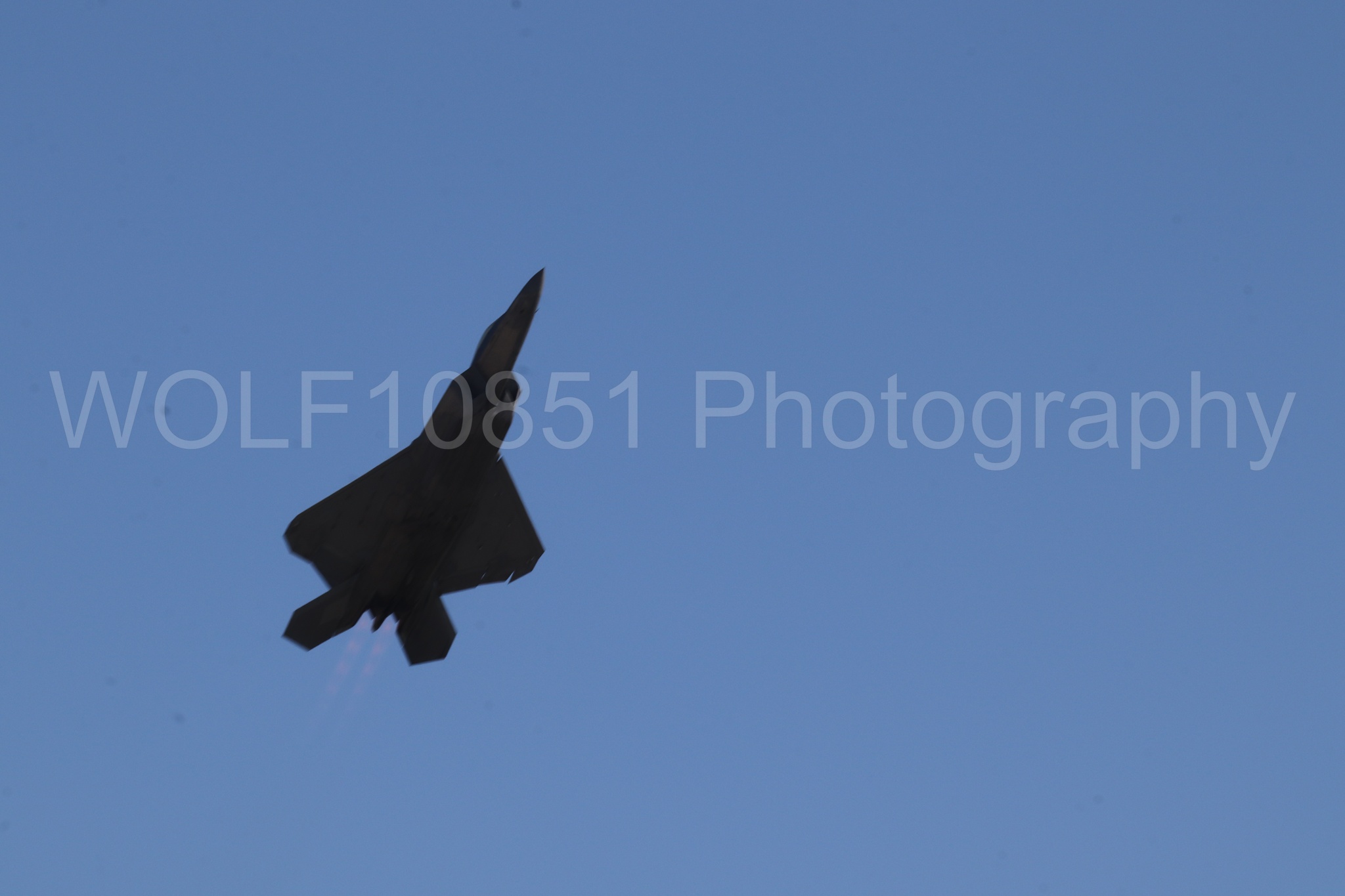 Aviation photography by WOLF10851 featuring F-22 Raptor, Raptor Demo Team, Wings Over Solano 2024.