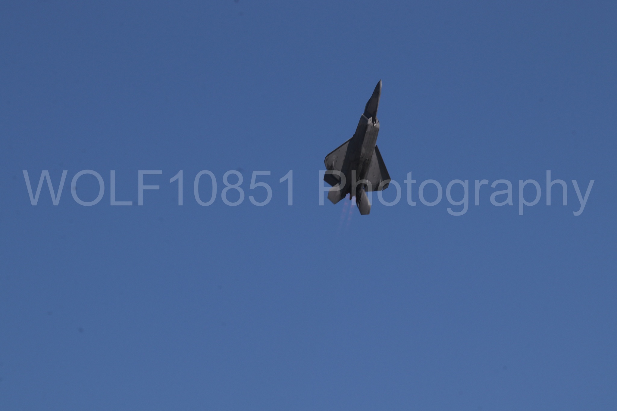 Aviation photography by WOLF10851 featuring F-22 Raptor, Raptor Demo Team, Wings Over Solano 2024.