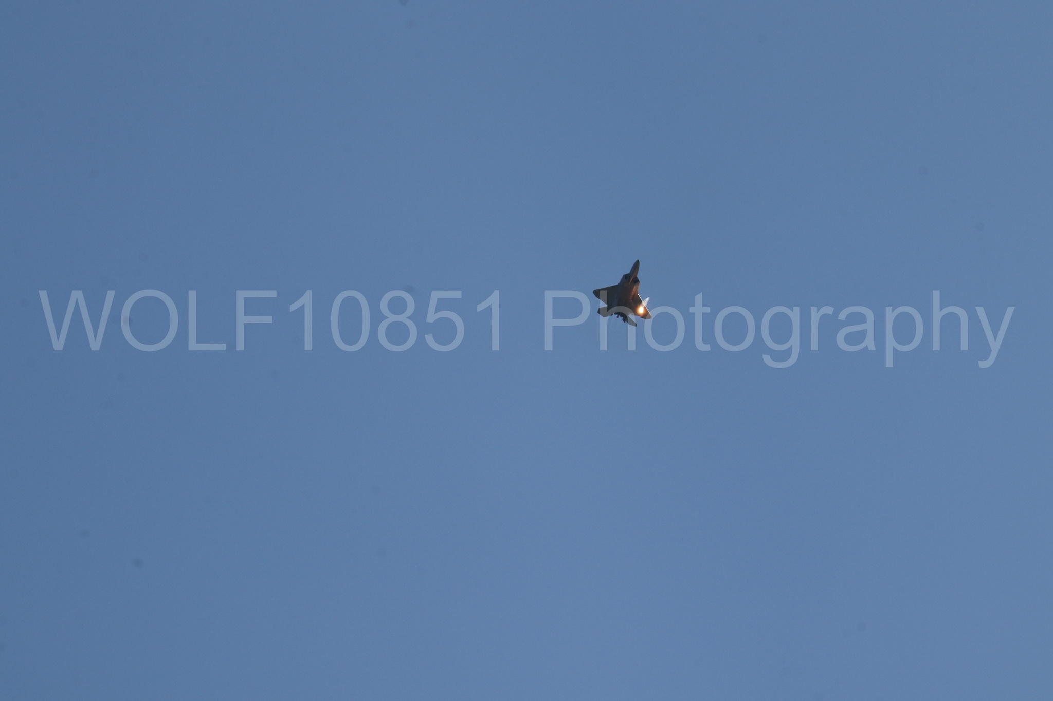 Aviation photography by WOLF10851 featuring F-22 Raptor, Raptor Demo Team, Wings Over Solano 2024.