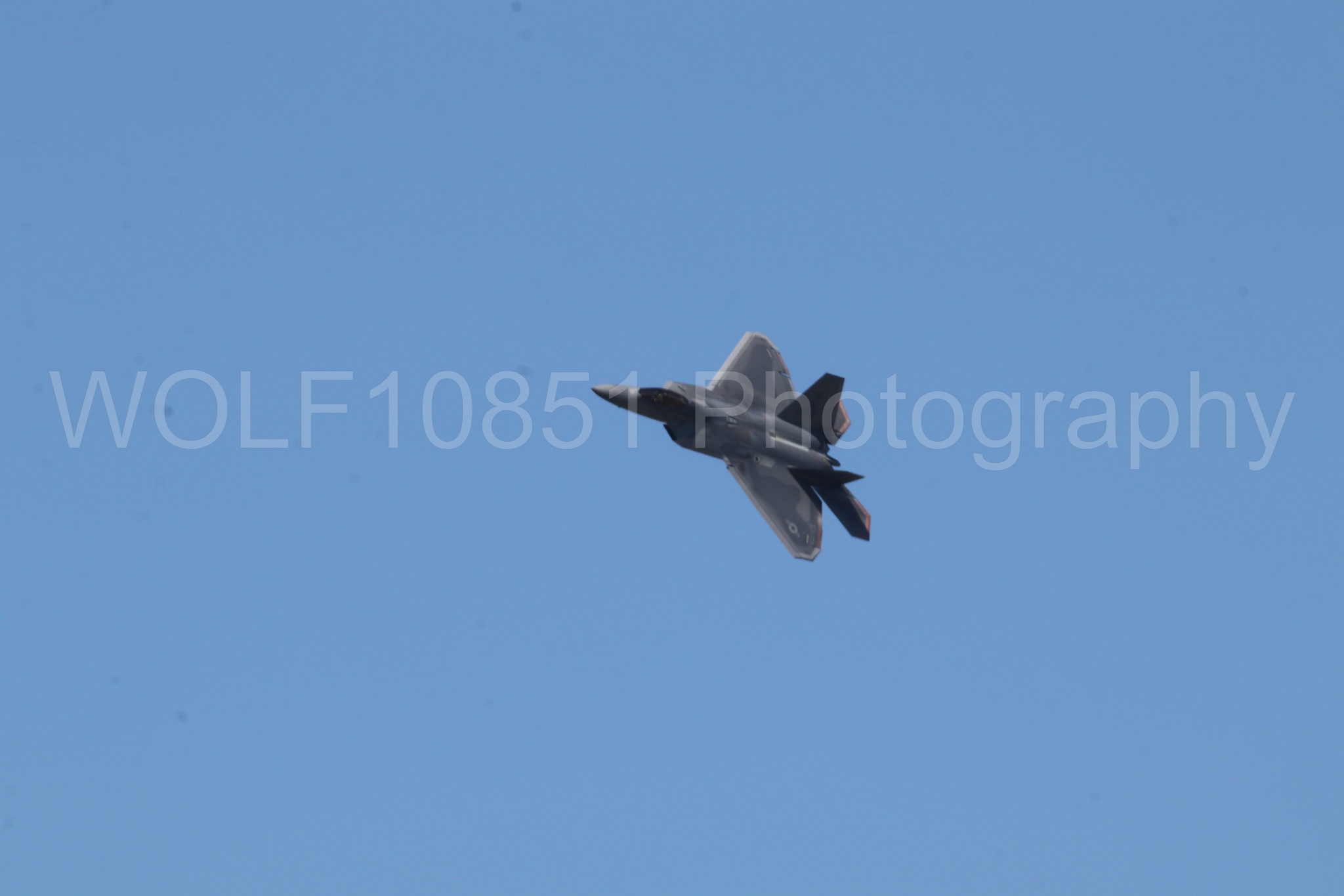 Aviation photography by WOLF10851 featuring F-22 Raptor, Raptor Demo Team, Wings Over Solano 2024.