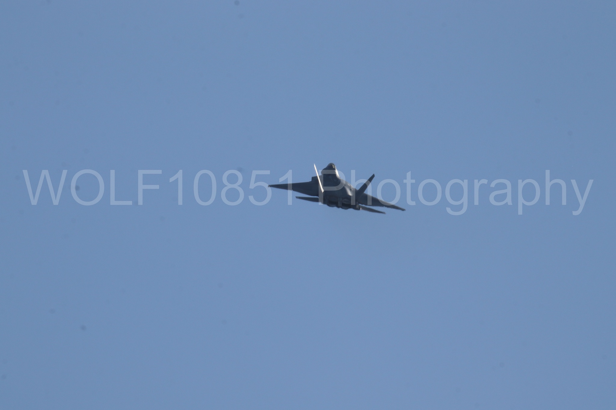 Aviation photography by WOLF10851 featuring F-22 Raptor, Raptor Demo Team, Wings Over Solano 2024.