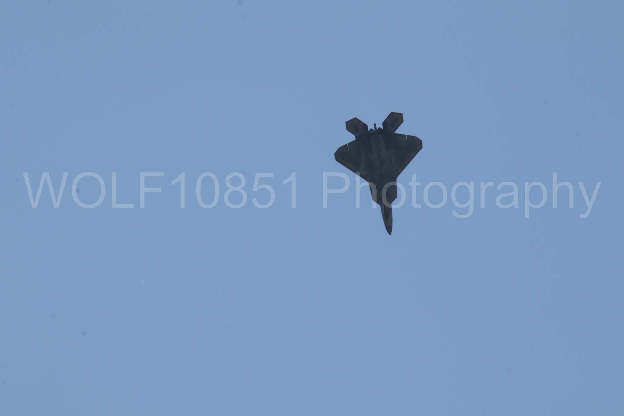 Aviation photography by WOLF10851 featuring F-22 Raptor, Raptor Demo Team, Wings Over Solano 2024.