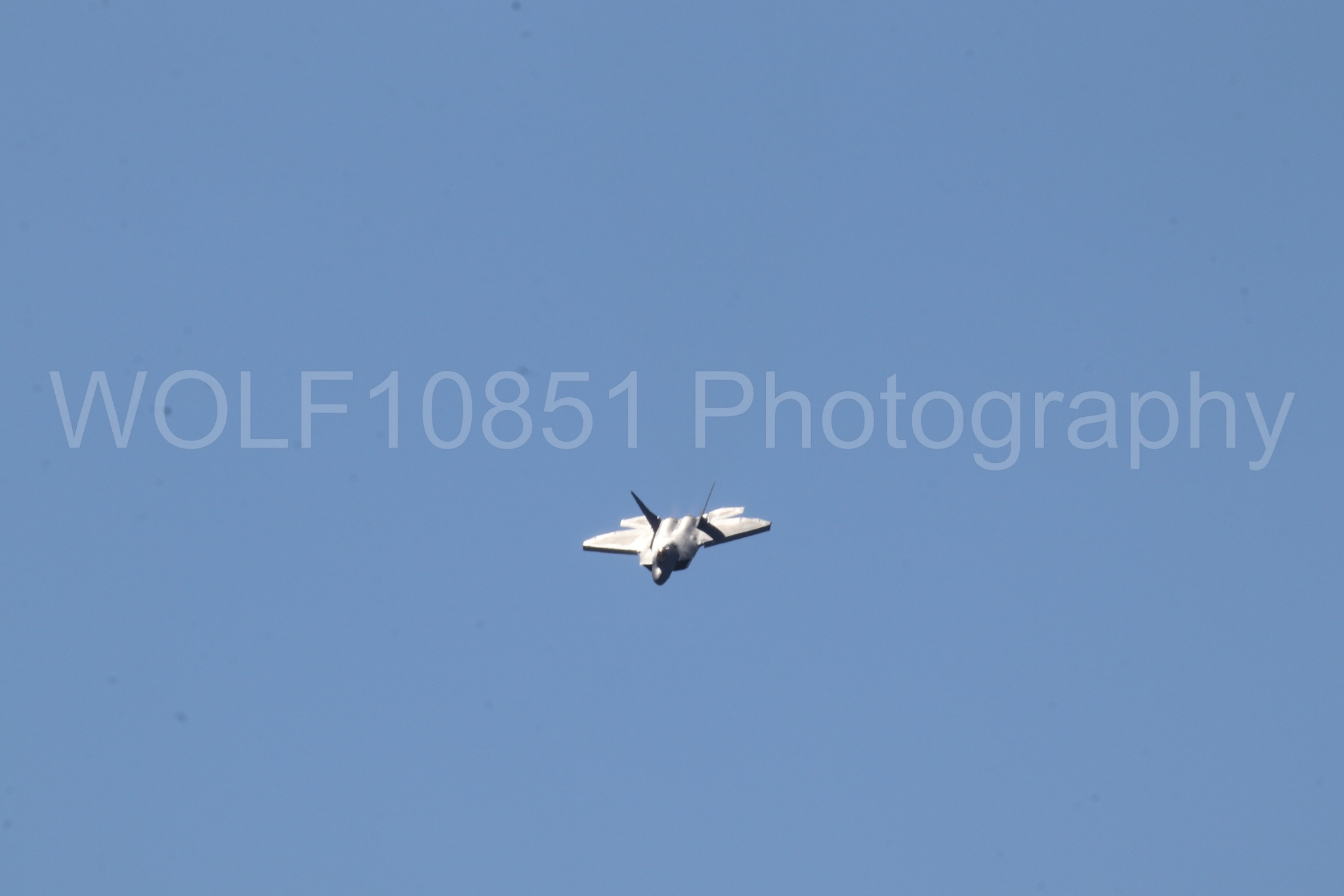 Aviation photography by WOLF10851 featuring F-22 Raptor, Raptor Demo Team, Wings Over Solano 2024.