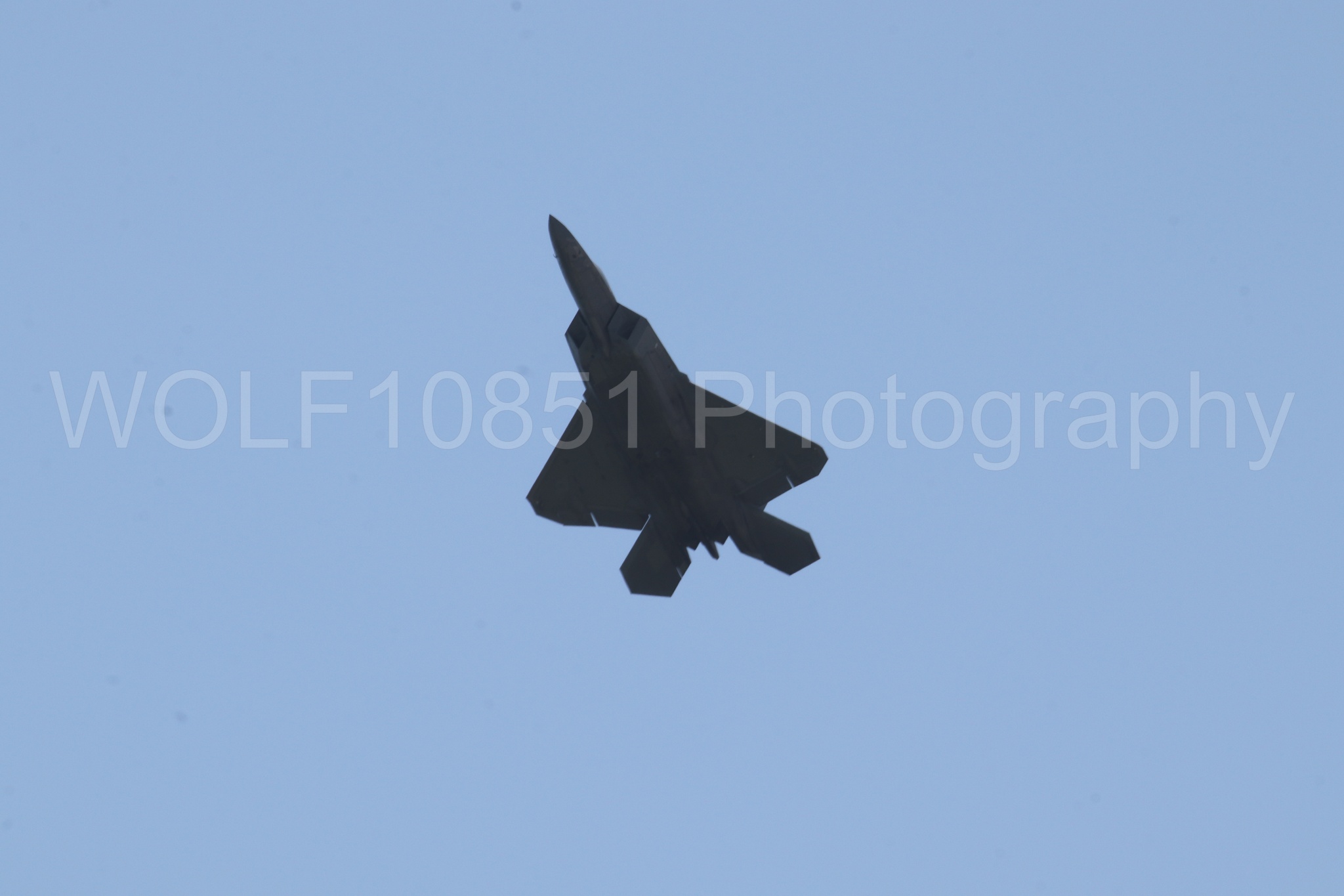 Aviation photography by WOLF10851 featuring F-22 Raptor, Raptor Demo Team, Wings Over Solano 2024.