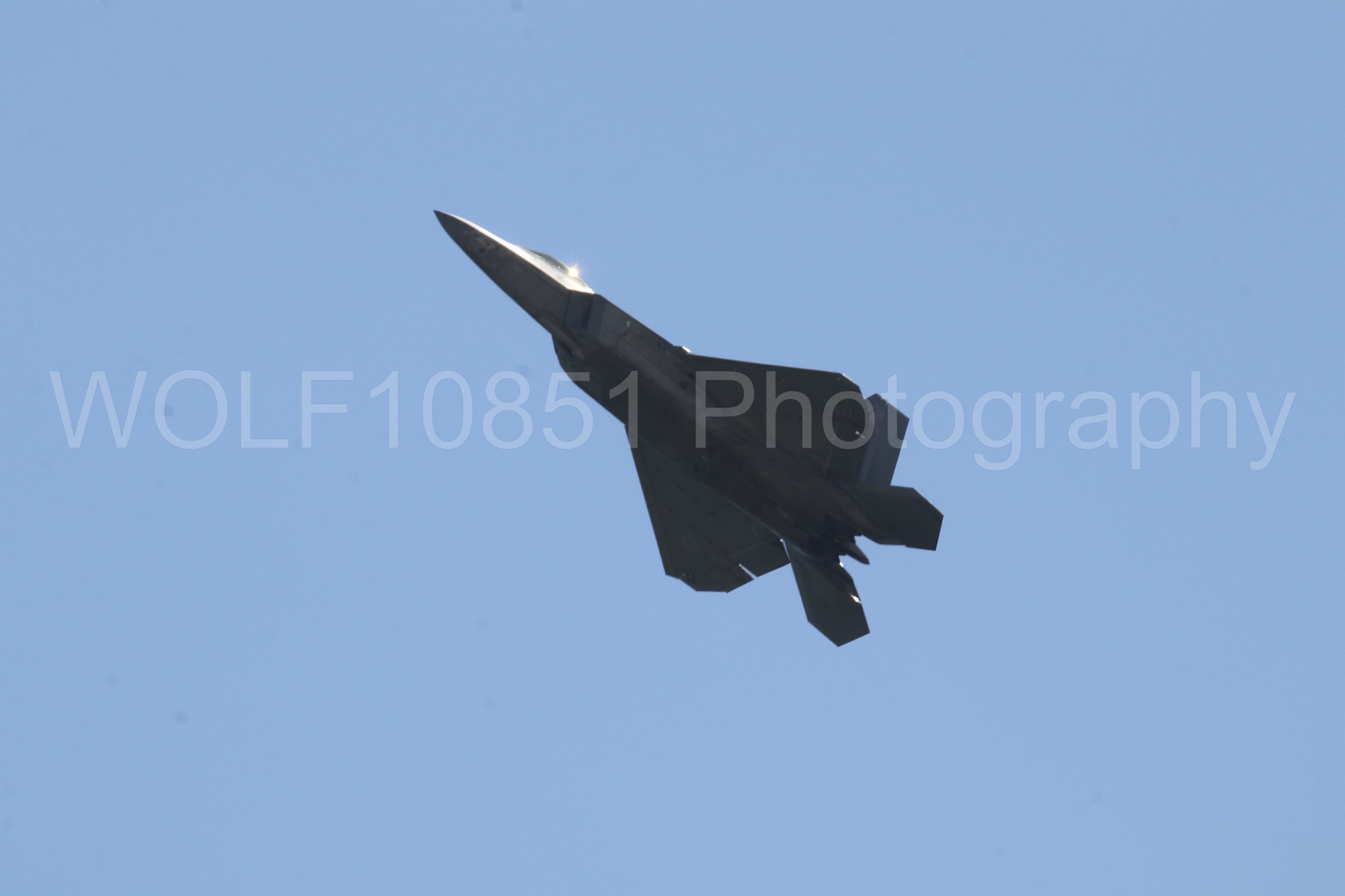 Aviation photography by WOLF10851 featuring F-22 Raptor, Raptor Demo Team, Wings Over Solano 2024.