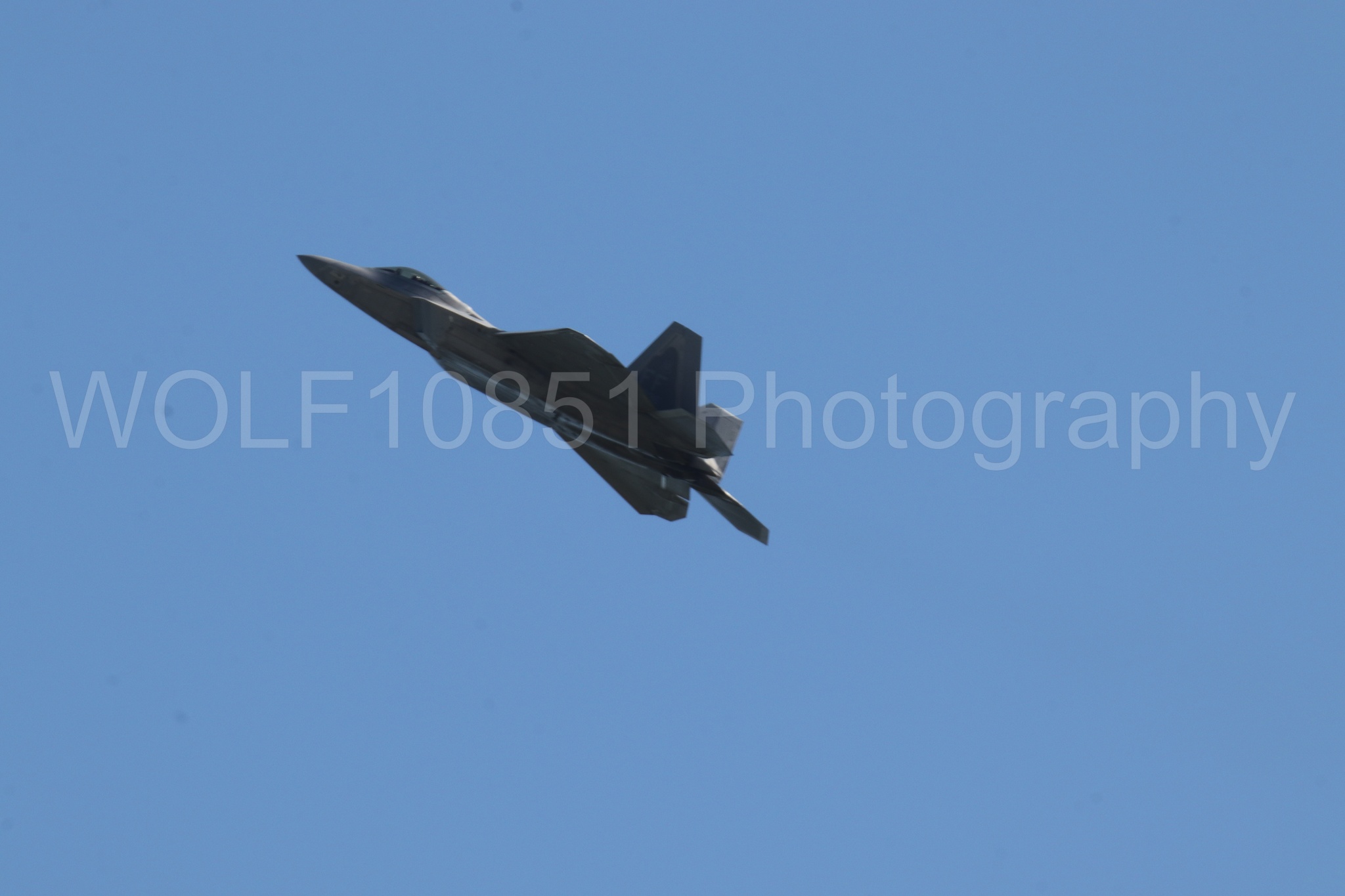 Aviation photography by WOLF10851 featuring F-22 Raptor, Raptor Demo Team, Wings Over Solano 2024.