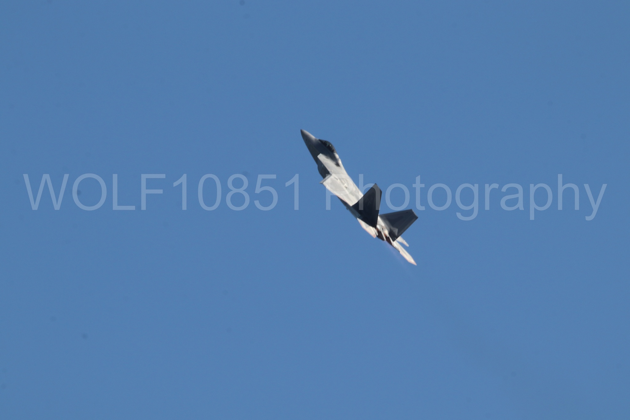 Aviation photography by WOLF10851 featuring F-22 Raptor, Raptor Demo Team, Wings Over Solano 2024.