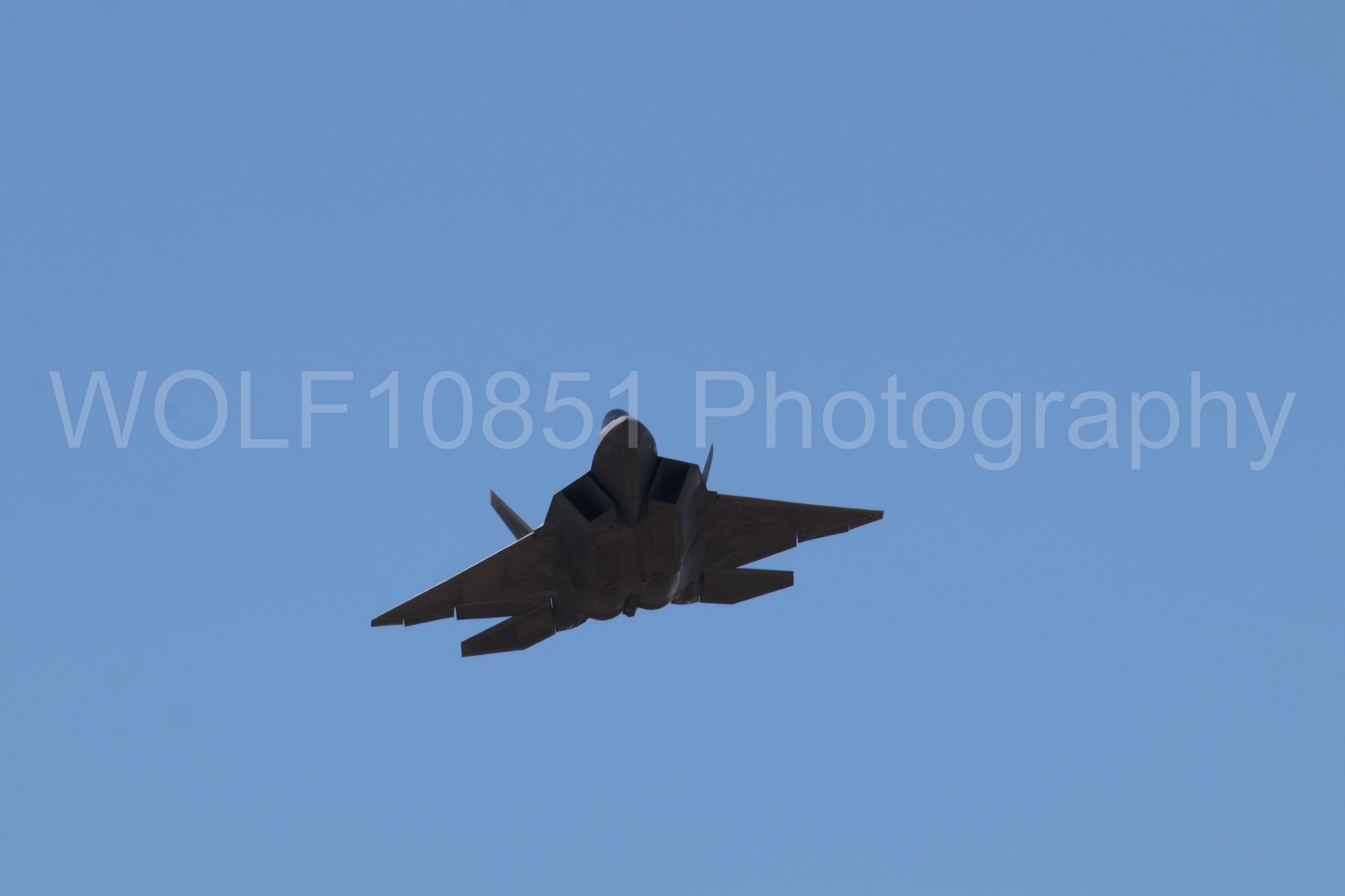 Aviation photography by WOLF10851 featuring F-22 Raptor, Raptor Demo Team, Wings Over Solano 2024.