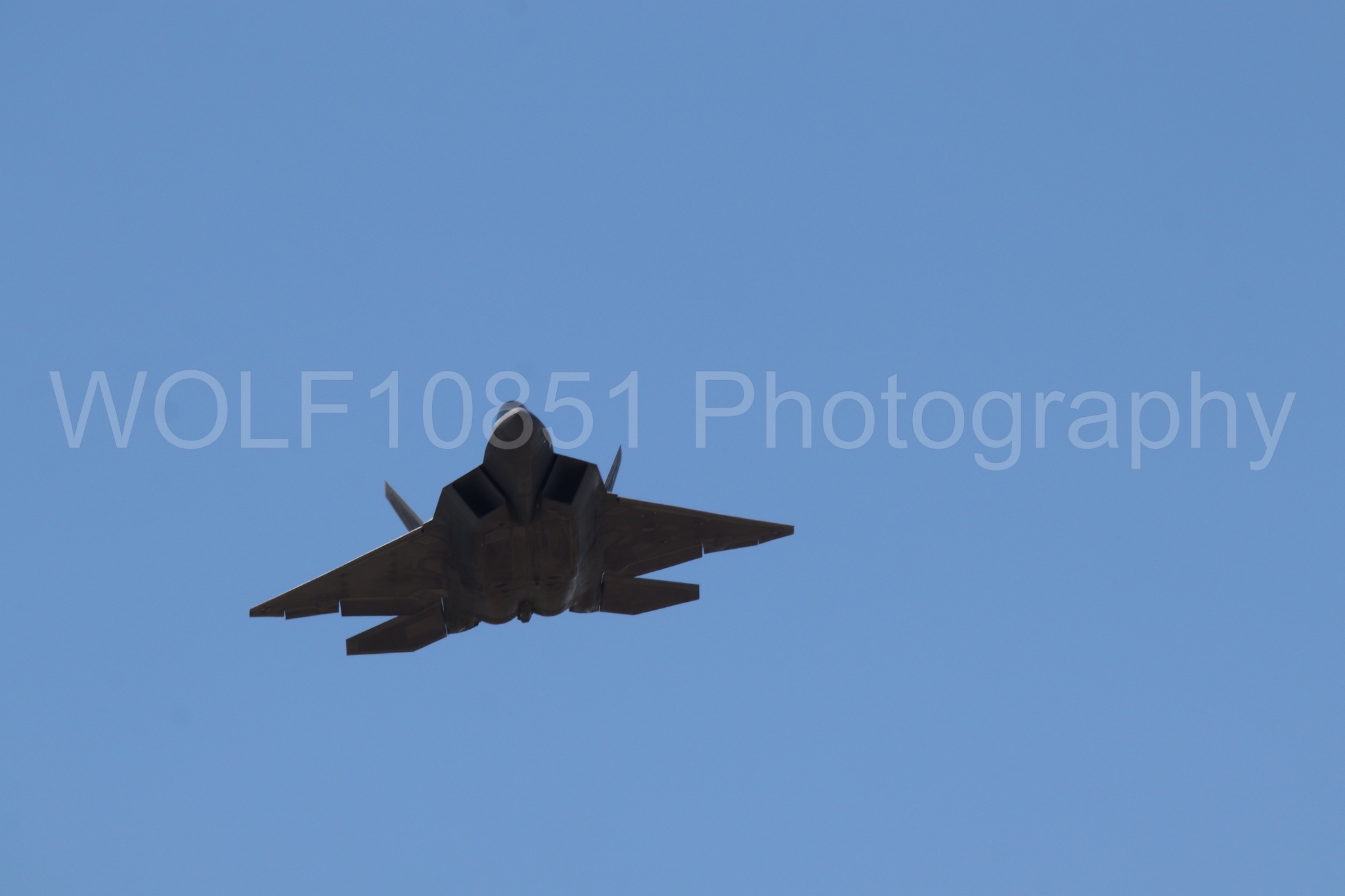 Aviation photography by WOLF10851 featuring F-22 Raptor, Raptor Demo Team, Wings Over Solano 2024.