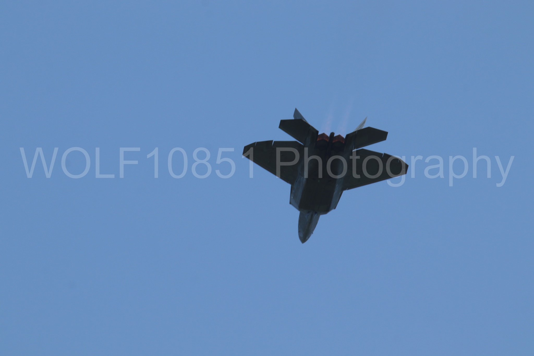 Aviation photography by WOLF10851 featuring F-22 Raptor, Raptor Demo Team, Wings Over Solano 2024.