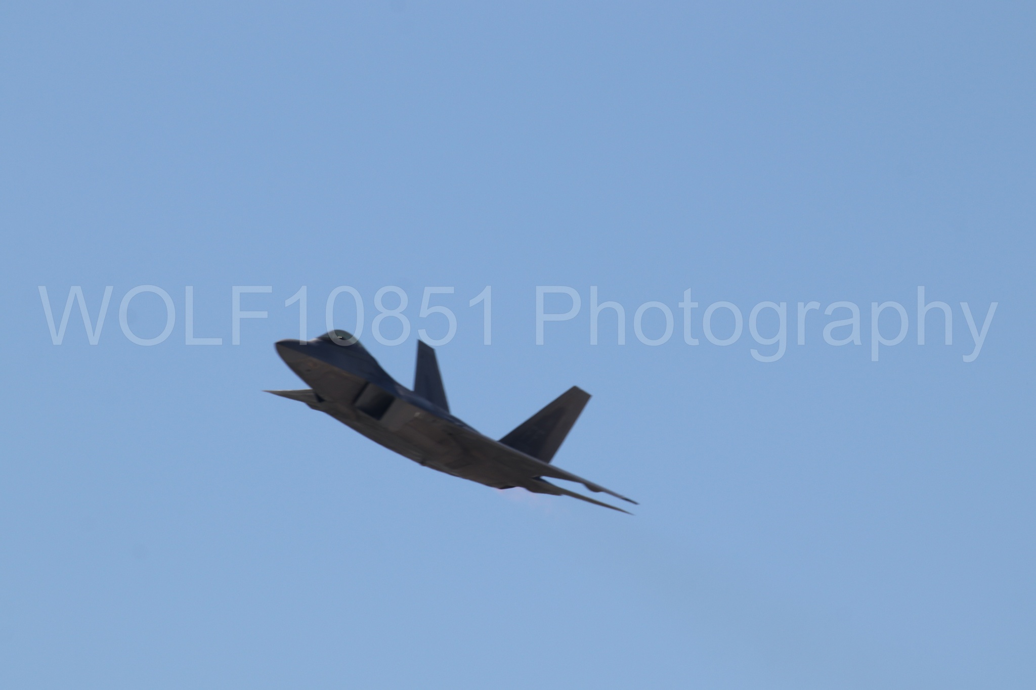 Aviation photography by WOLF10851 featuring F-22 Raptor, Raptor Demo Team, Wings Over Solano 2024.
