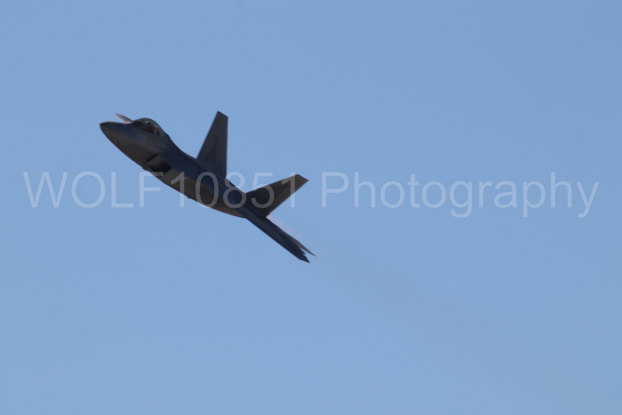 Aviation photography by WOLF10851 featuring F-22 Raptor, Raptor Demo Team, Wings Over Solano 2024.