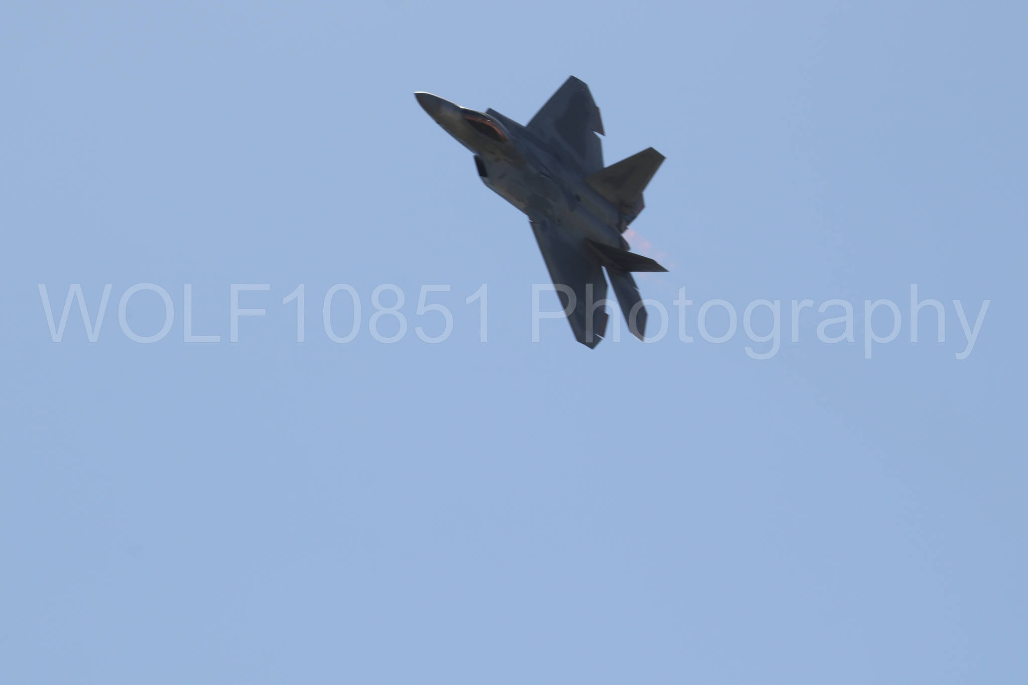 Aviation photography by WOLF10851 featuring F-22 Raptor, Raptor Demo Team, Wings Over Solano 2024.