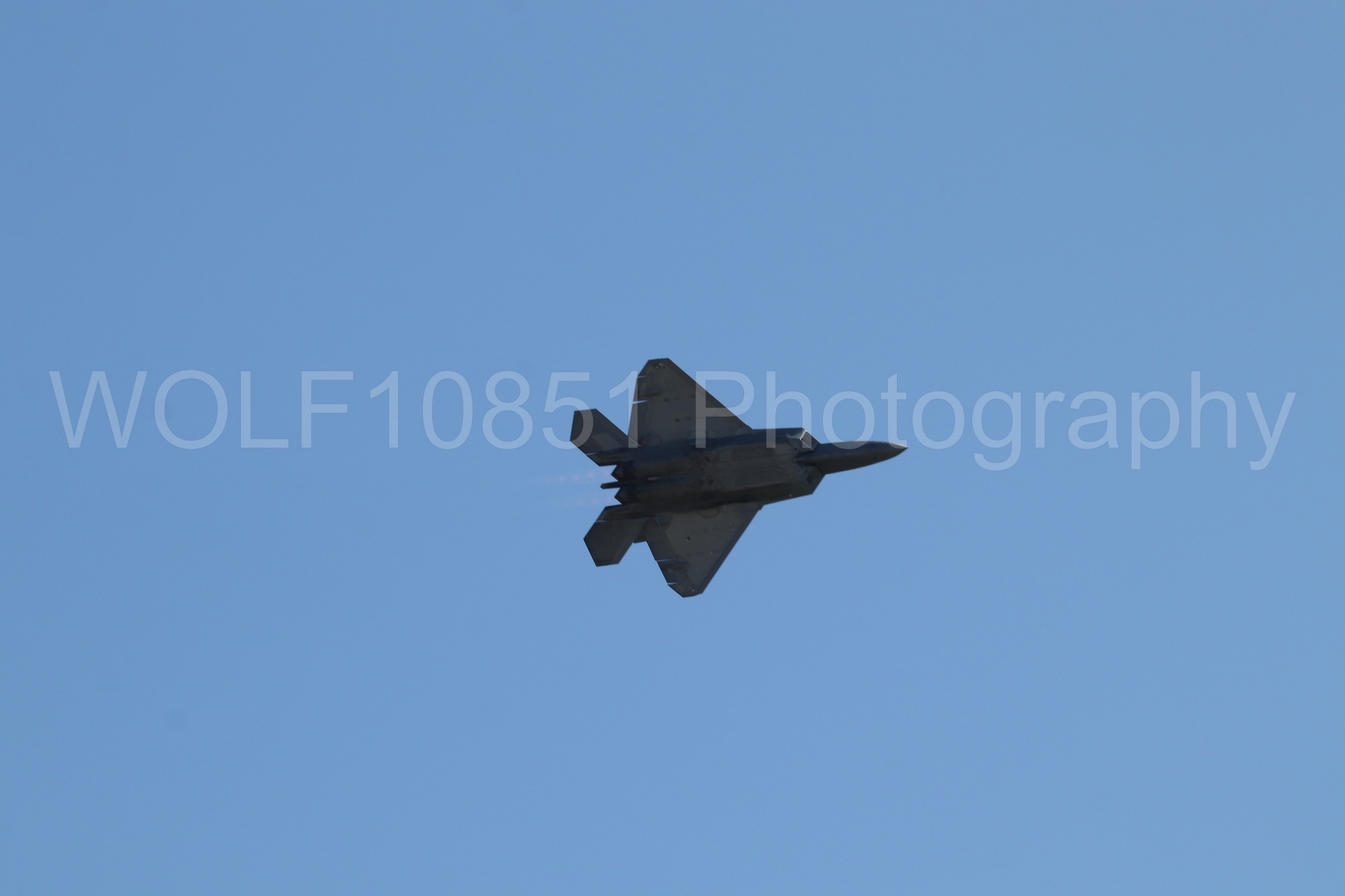 Aviation photography by WOLF10851 featuring F-22 Raptor, Raptor Demo Team, Wings Over Solano 2024.