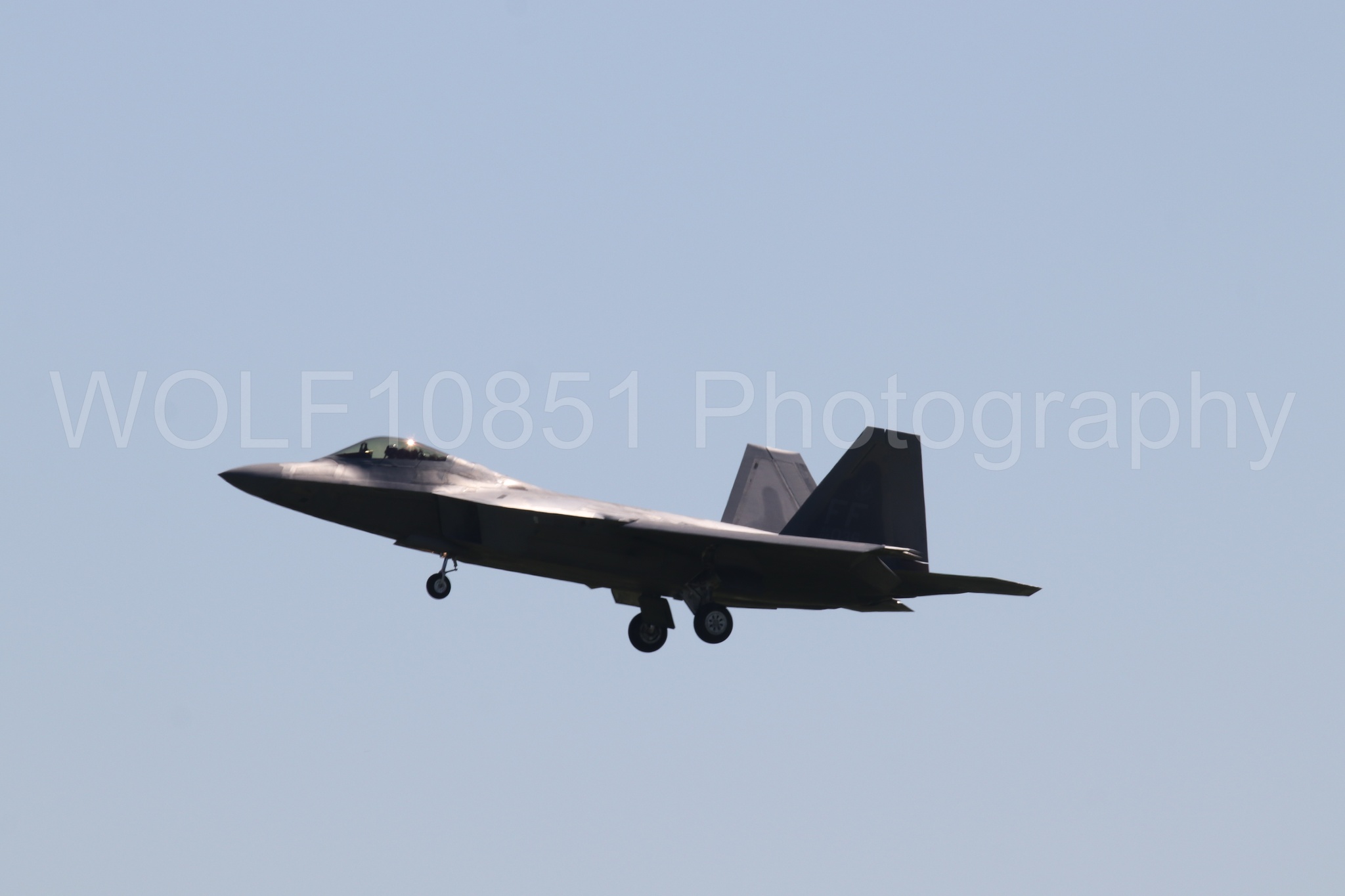 Aviation photography by WOLF10851 featuring F-22 Raptor, Raptor Demo Team, Wings Over Solano 2024.