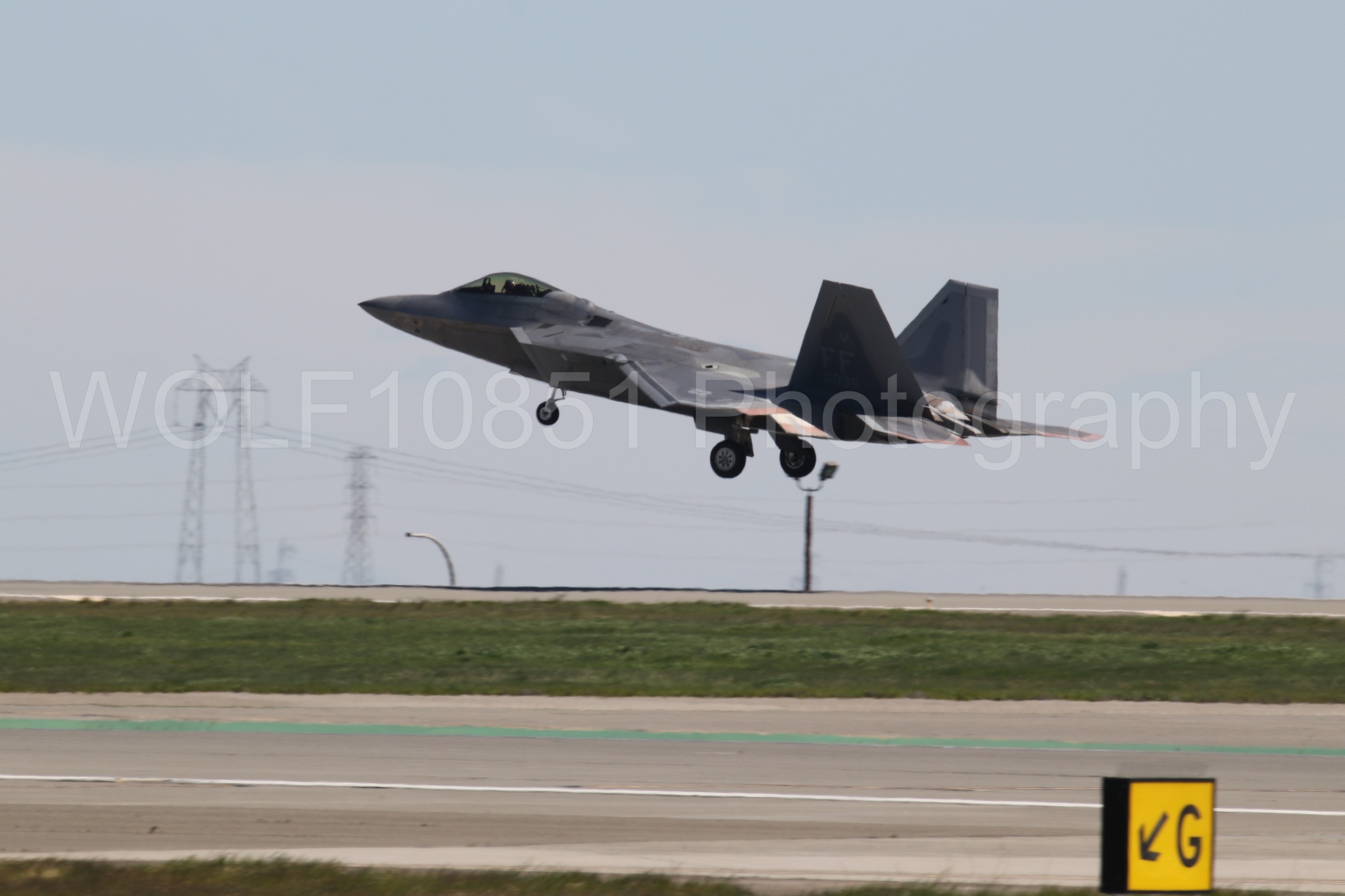 Aviation photography by WOLF10851 featuring Featured, F-22 Raptor, Raptor Demo Team, Wings Over Solano 2024.