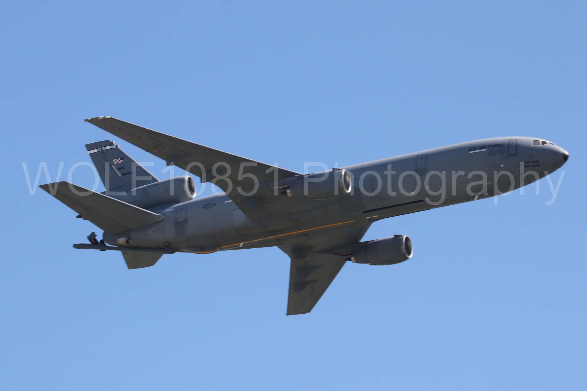 Aviation photography by WOLF10851 featuring KC-10 Extender, Wings Over Solano 2024.