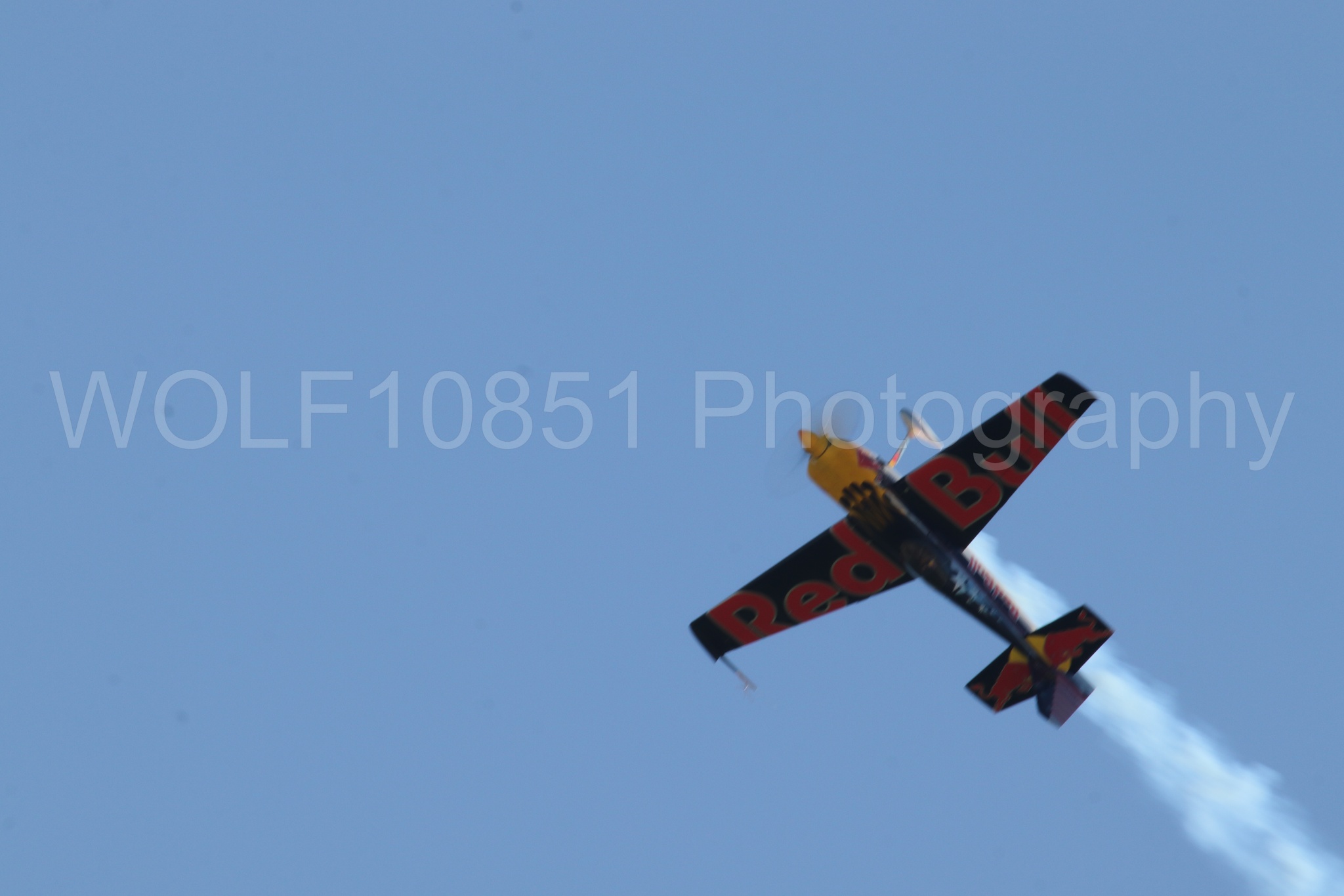 Aviation photography by WOLF10851 featuring Edge 540, Wings Over Solano 2024, Kirby Chambliss, Red Bull.