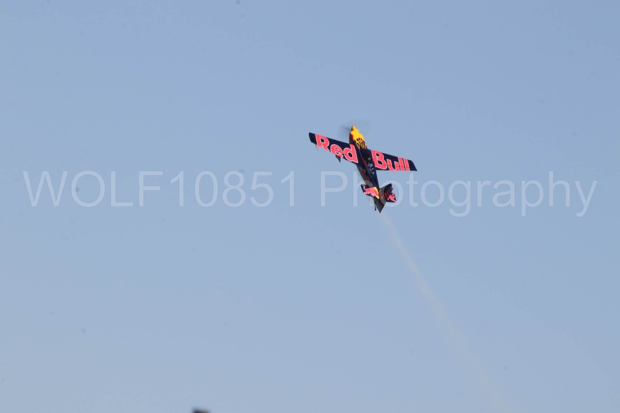 Aviation photography by WOLF10851 featuring Edge 540, Wings Over Solano 2024, Kirby Chambliss, Red Bull.