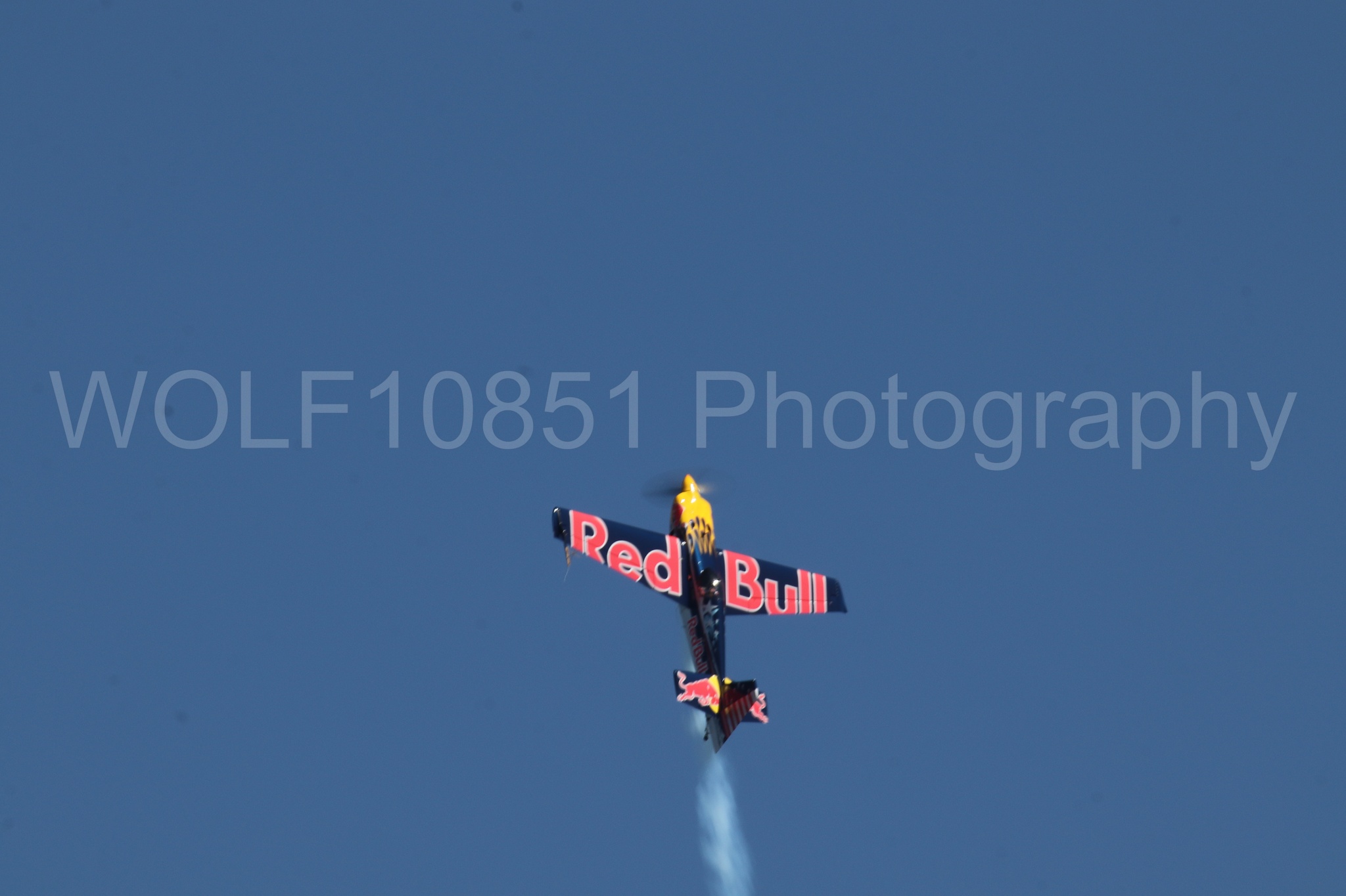 Aviation photography by WOLF10851 featuring Edge 540, Wings Over Solano 2024, Kirby Chambliss, Red Bull.
