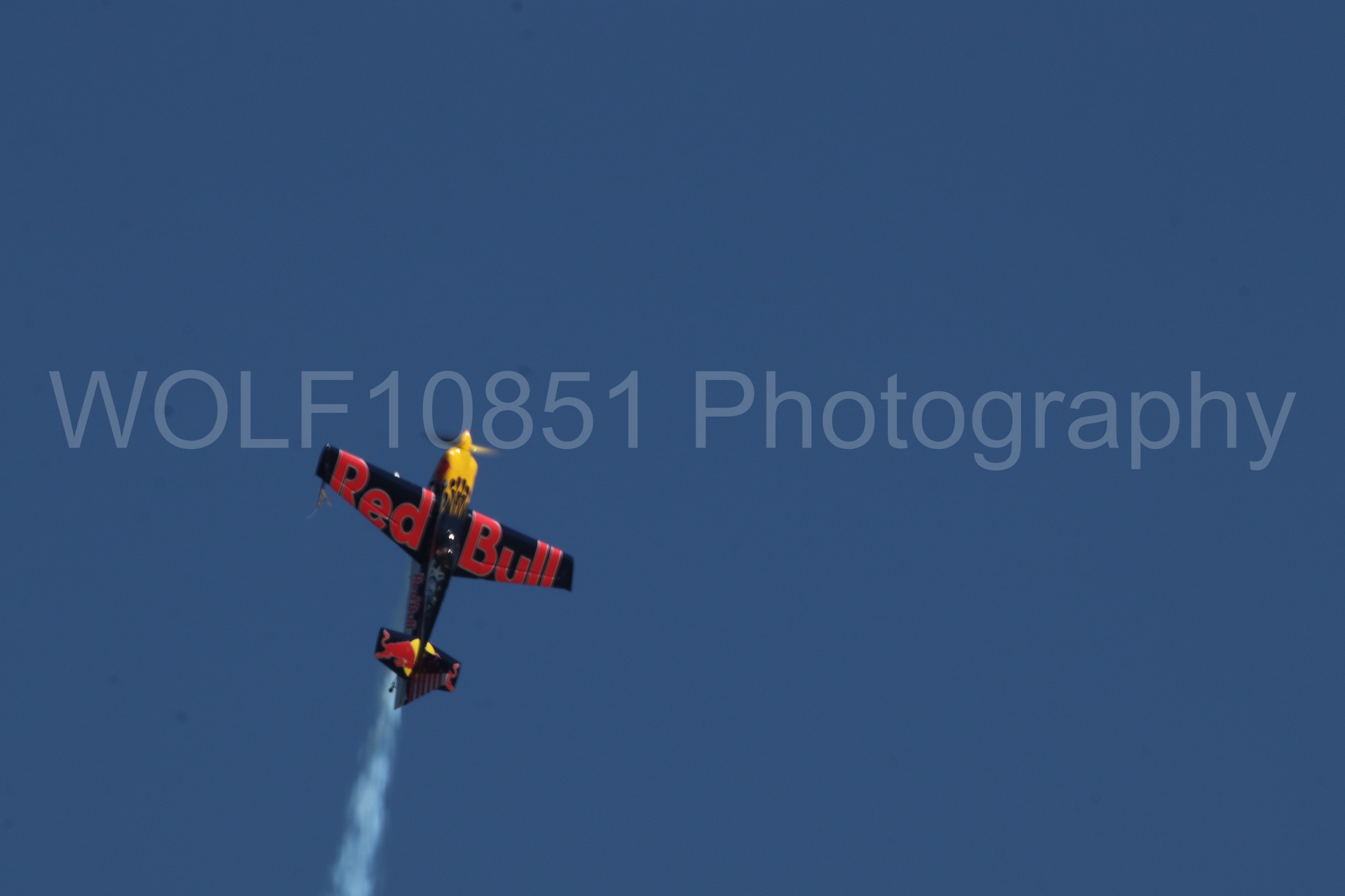 Aviation photography by WOLF10851 featuring Edge 540, Wings Over Solano 2024, Kirby Chambliss, Red Bull.
