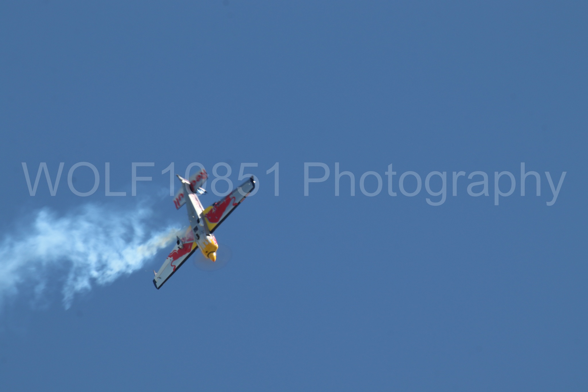 Aviation photography by WOLF10851 featuring Edge 540, Wings Over Solano 2024, Kirby Chambliss, Red Bull.