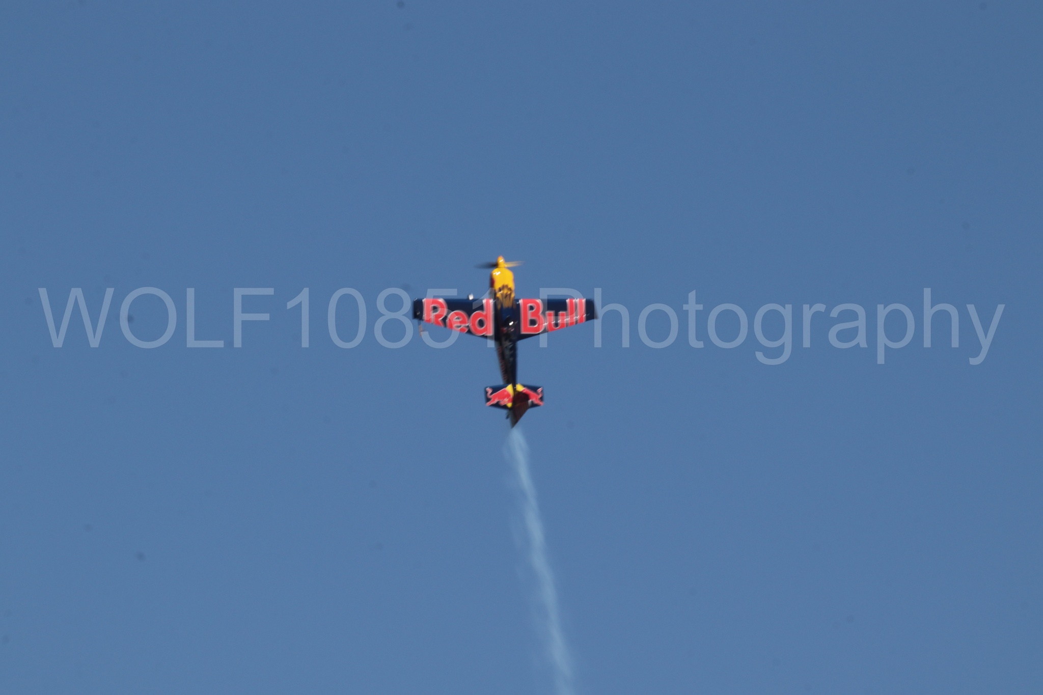 Aviation photography by WOLF10851 featuring Edge 540, Wings Over Solano 2024, Kirby Chambliss, Red Bull.