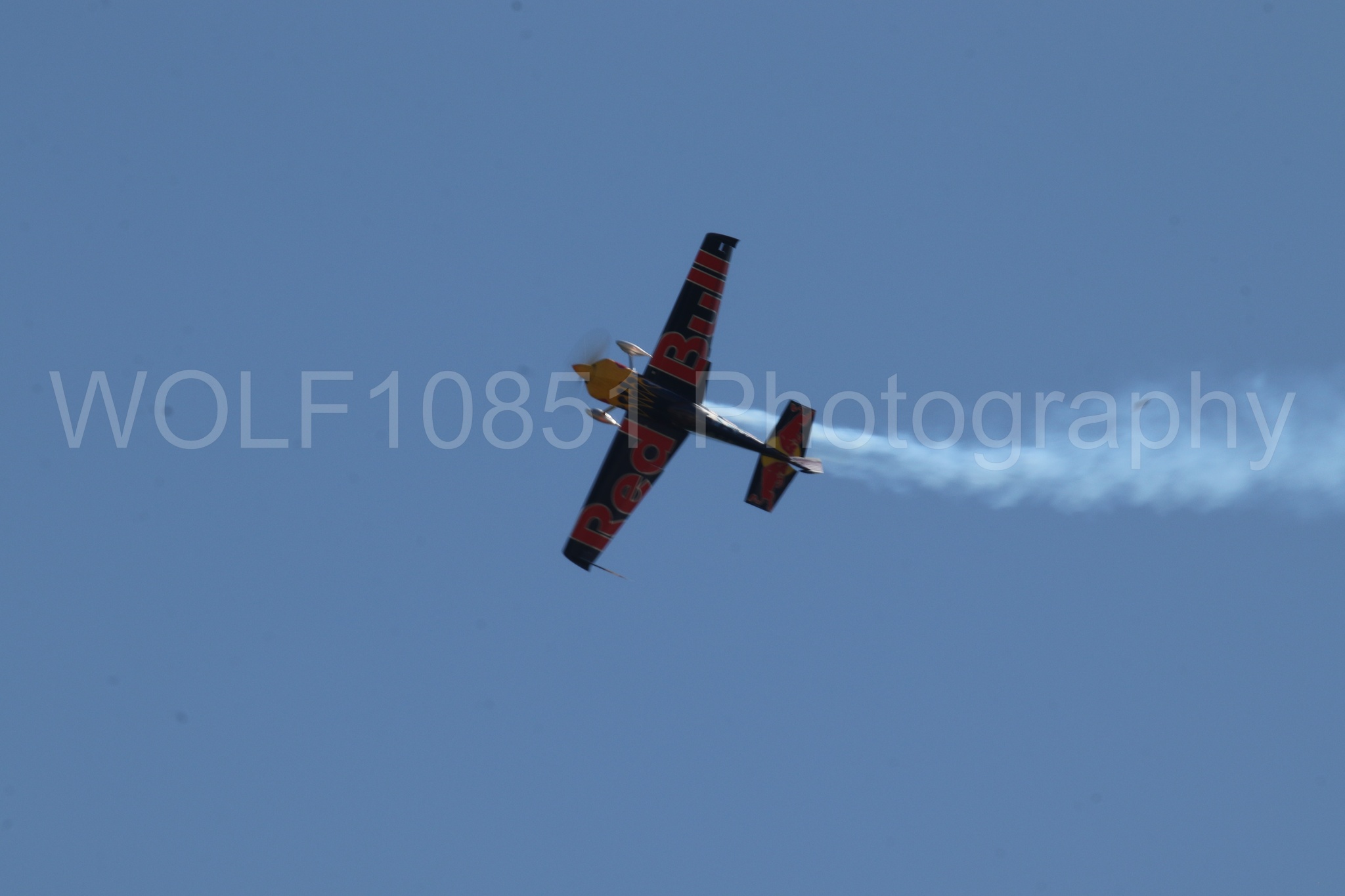Aviation photography by WOLF10851 featuring Edge 540, Wings Over Solano 2024, Kirby Chambliss, Red Bull.