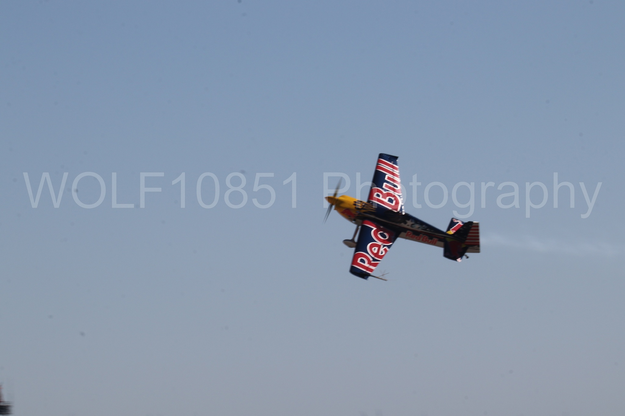 Aviation photography by WOLF10851 featuring Edge 540, Wings Over Solano 2024, Kirby Chambliss, Red Bull.