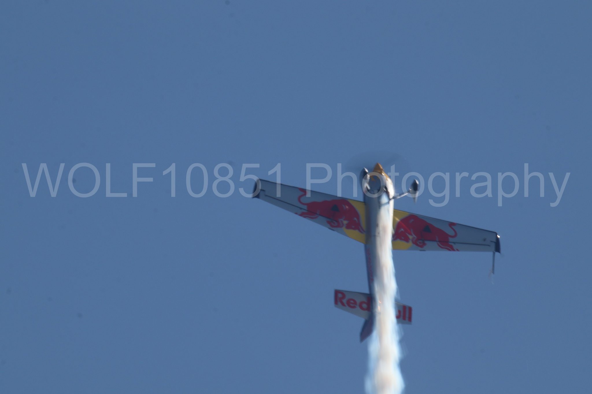 Aviation photography by WOLF10851 featuring Edge 540, Wings Over Solano 2024, Kirby Chambliss, Red Bull.