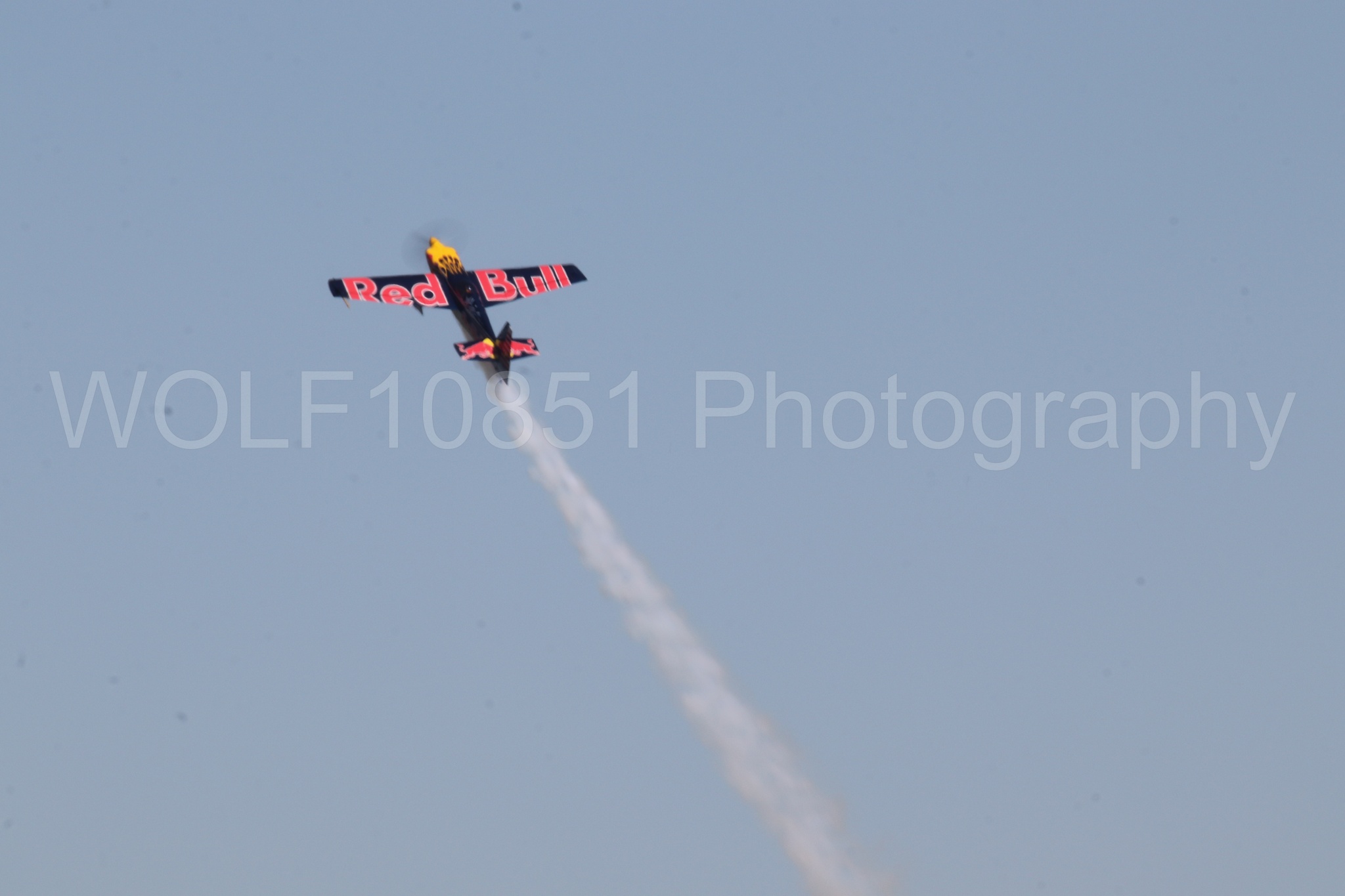 Aviation photography by WOLF10851 featuring Edge 540, Wings Over Solano 2024, Kirby Chambliss, Red Bull.
