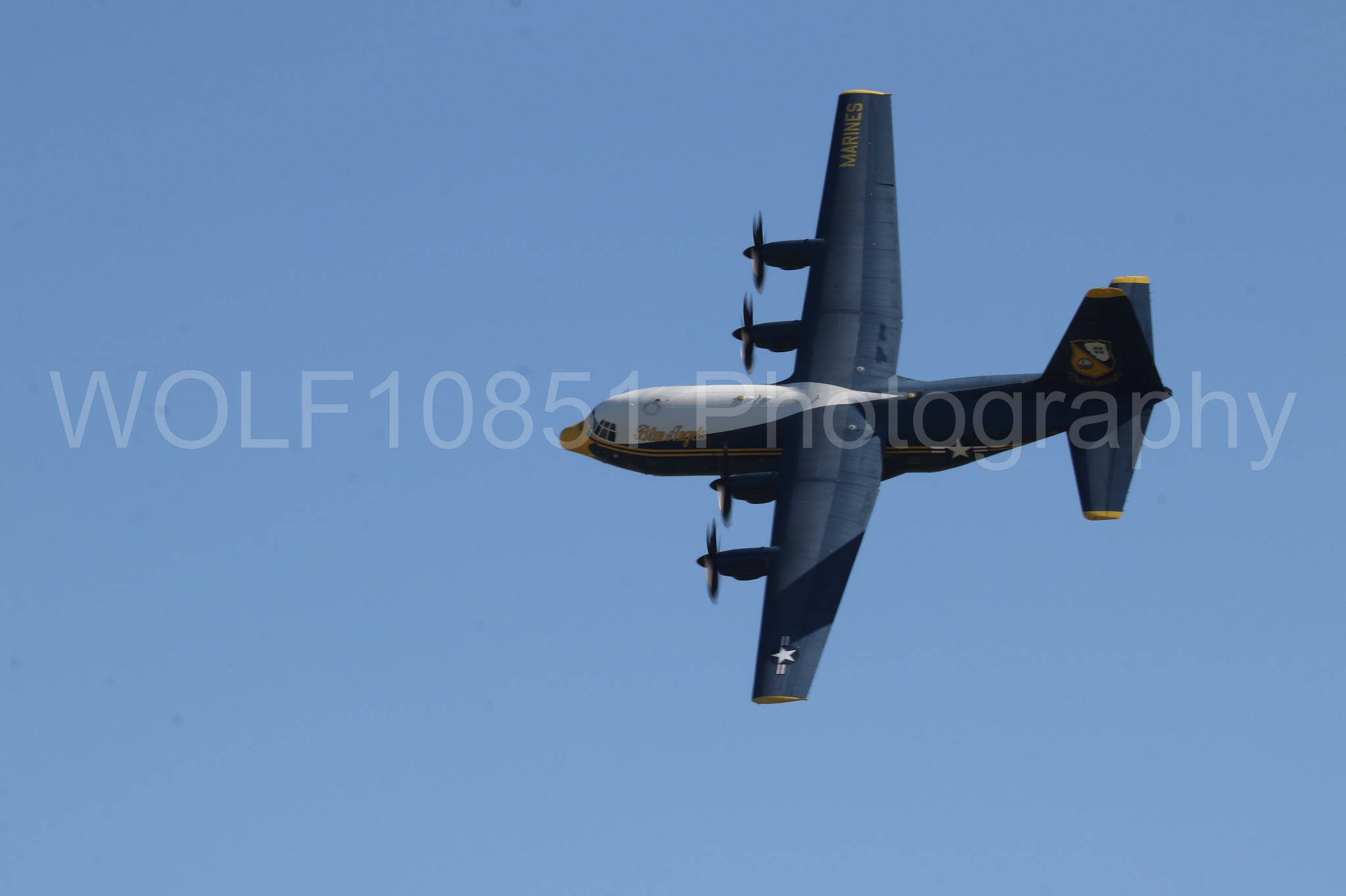 Aviation photography by WOLF10851 featuring Blue Angels, C-130 Hercules, Blue and Gold, Fat Albert, Wings Over Solano 2024.