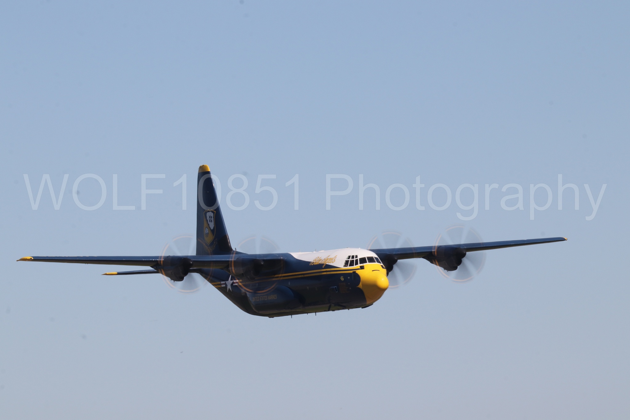 Aviation photography by WOLF10851 featuring Blue Angels, C-130 Hercules, Blue and Gold, Fat Albert, Wings Over Solano 2024.