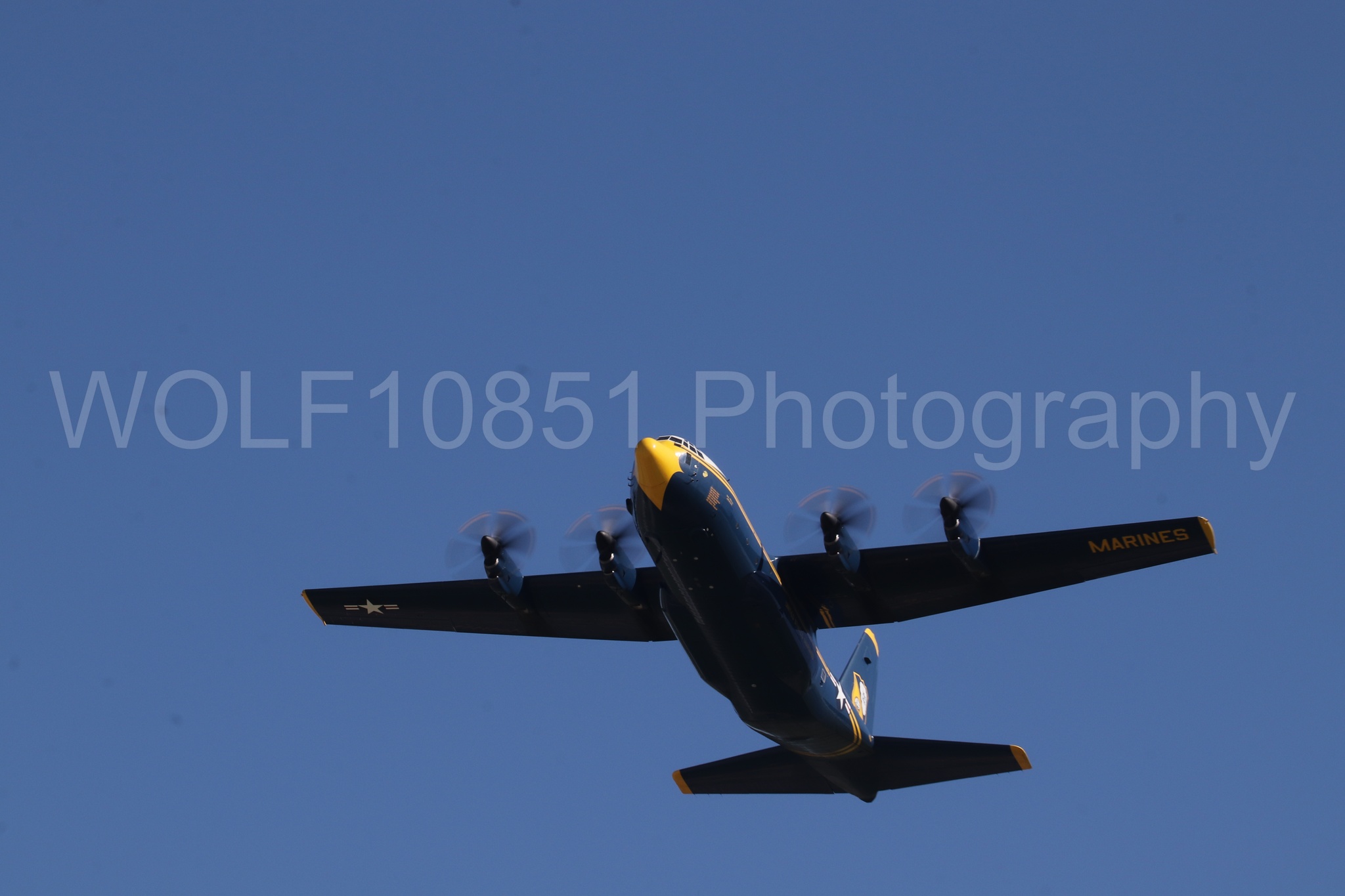 Aviation photography by WOLF10851 featuring Blue Angels, C-130 Hercules, Blue and Gold, Fat Albert, Wings Over Solano 2024.