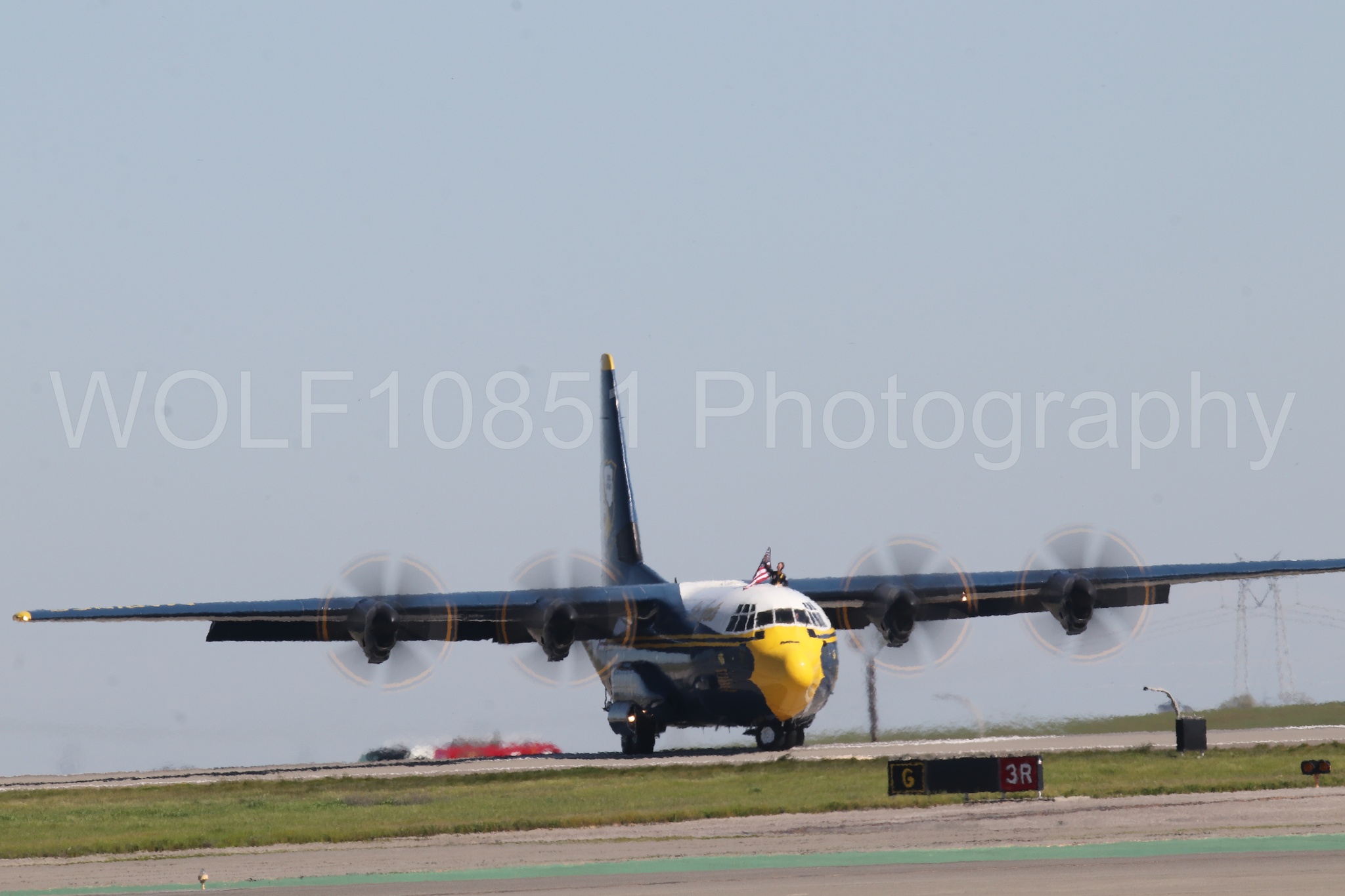 Aviation photography by WOLF10851 featuring Blue Angels, C-130 Hercules, Blue and Gold, Fat Albert, Wings Over Solano 2024.