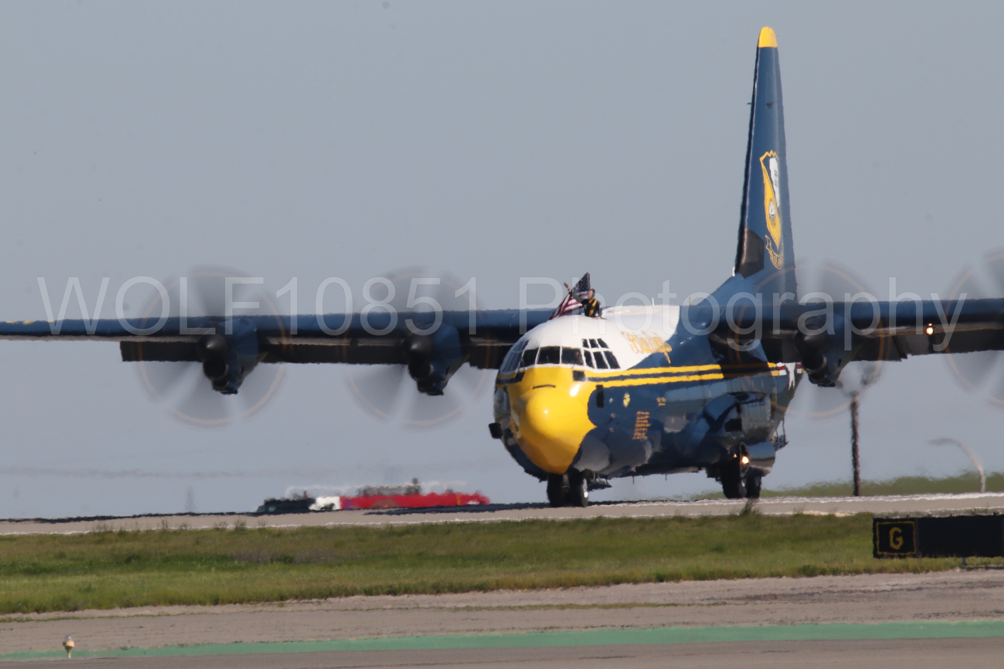 Aviation photography by WOLF10851 featuring Blue Angels, C-130 Hercules, Blue and Gold, Fat Albert, Wings Over Solano 2024.