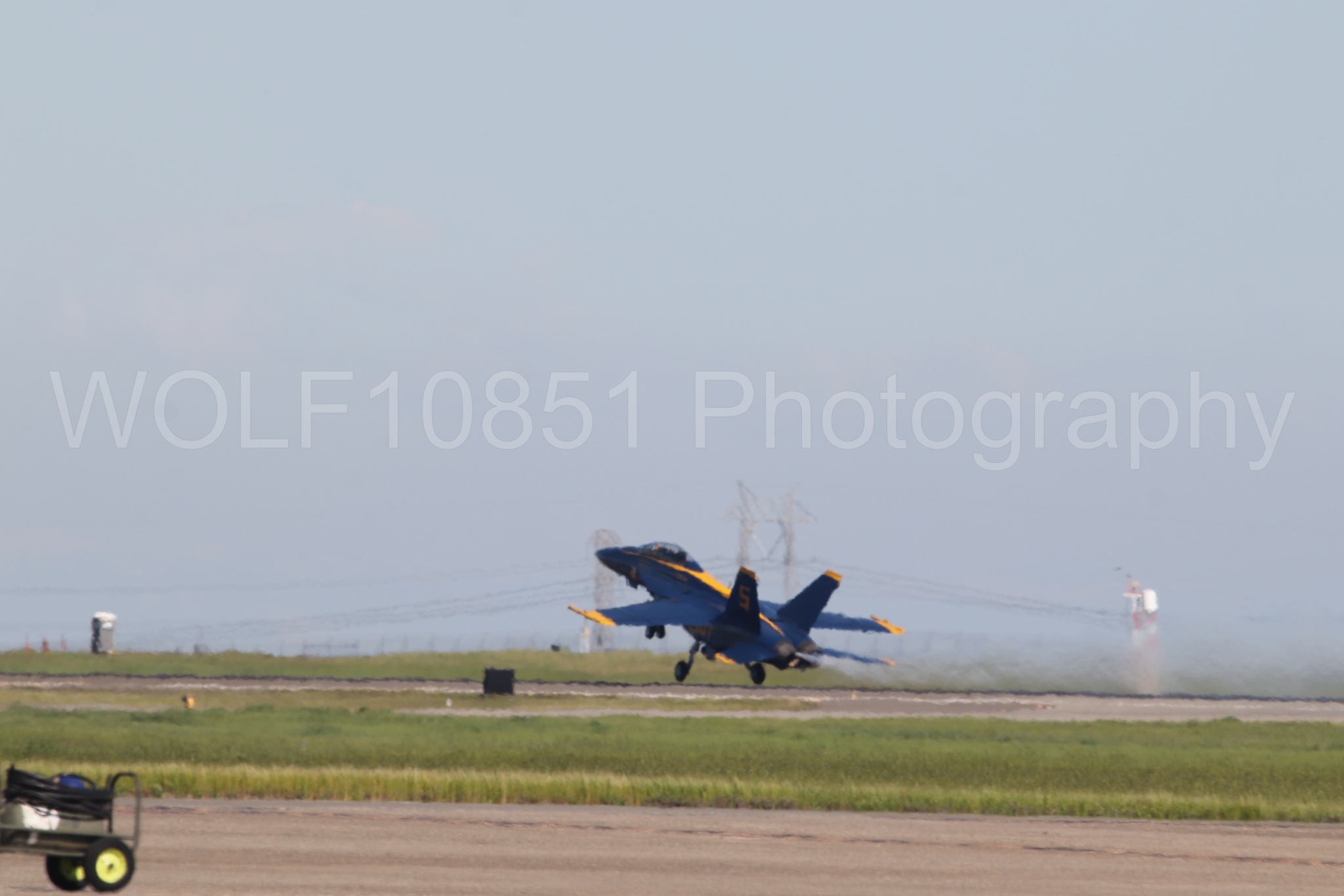 Aviation photography by WOLF10851 featuring FA-18 Super Hornet, Blue Angels, Blue and Gold, Wings Over Solano 2024.