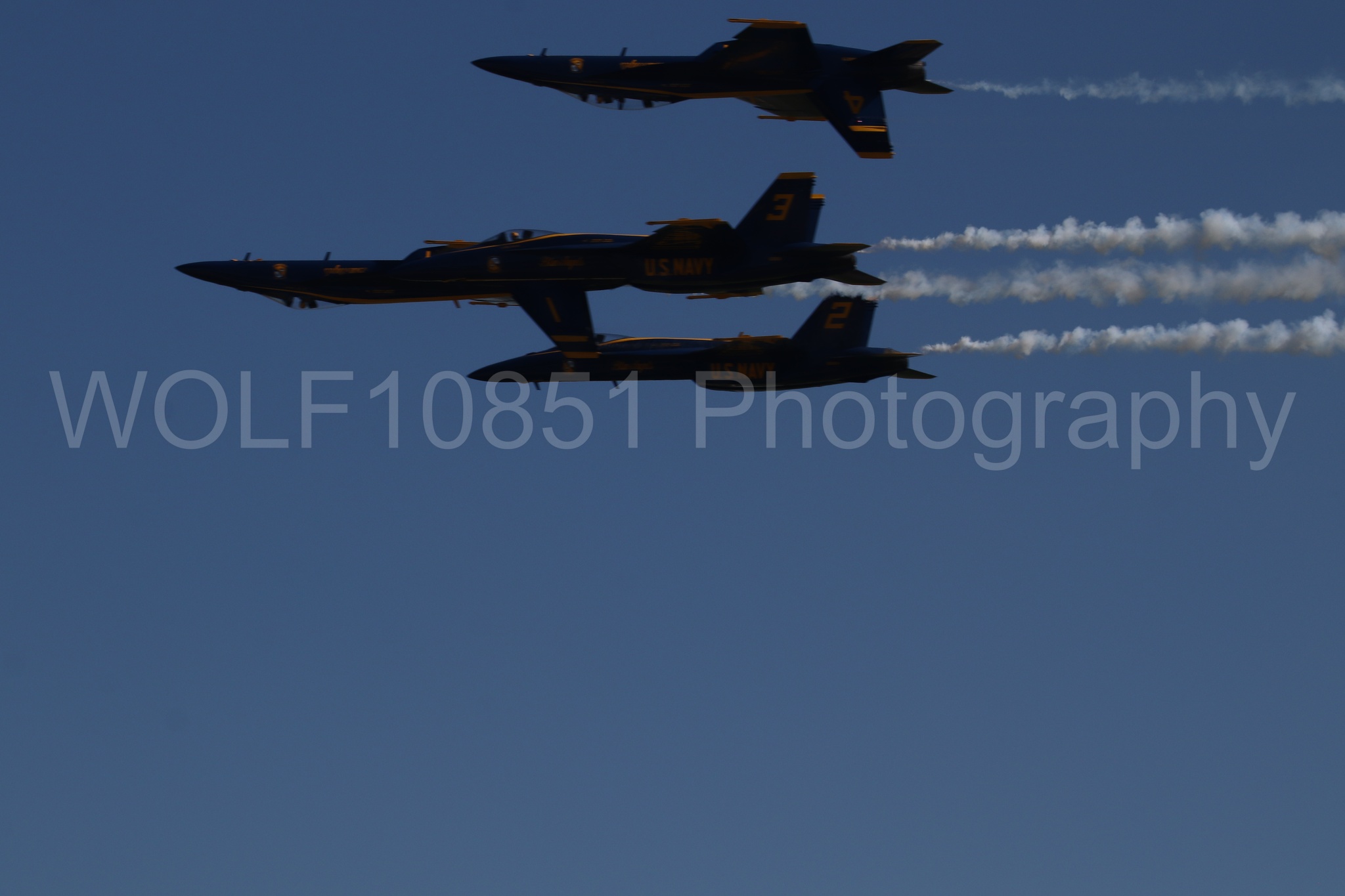 Aviation photography by WOLF10851 featuring FA-18 Super Hornet, Blue Angels, Blue and Gold, Wings Over Solano 2024.