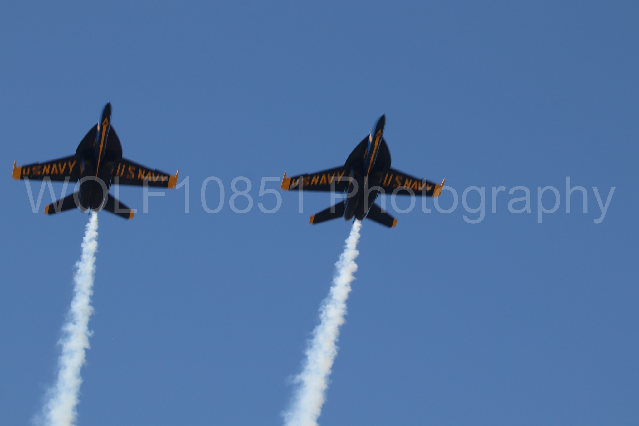 Aviation photography by WOLF10851 featuring FA-18 Super Hornet, Blue Angels, Blue and Gold, Wings Over Solano 2024.