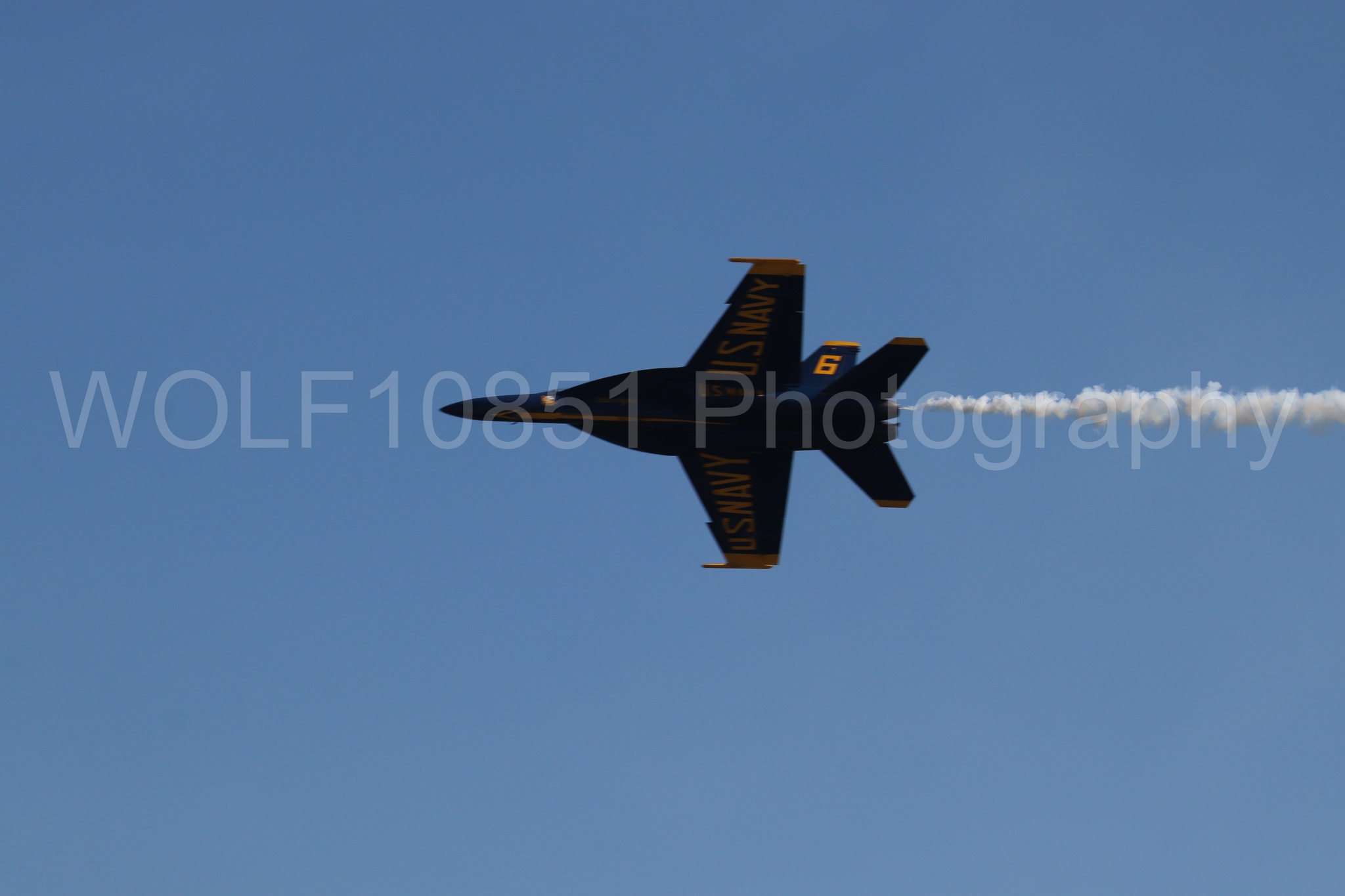 Aviation photography by WOLF10851 featuring FA-18 Super Hornet, Blue Angels, Blue and Gold, Wings Over Solano 2024.