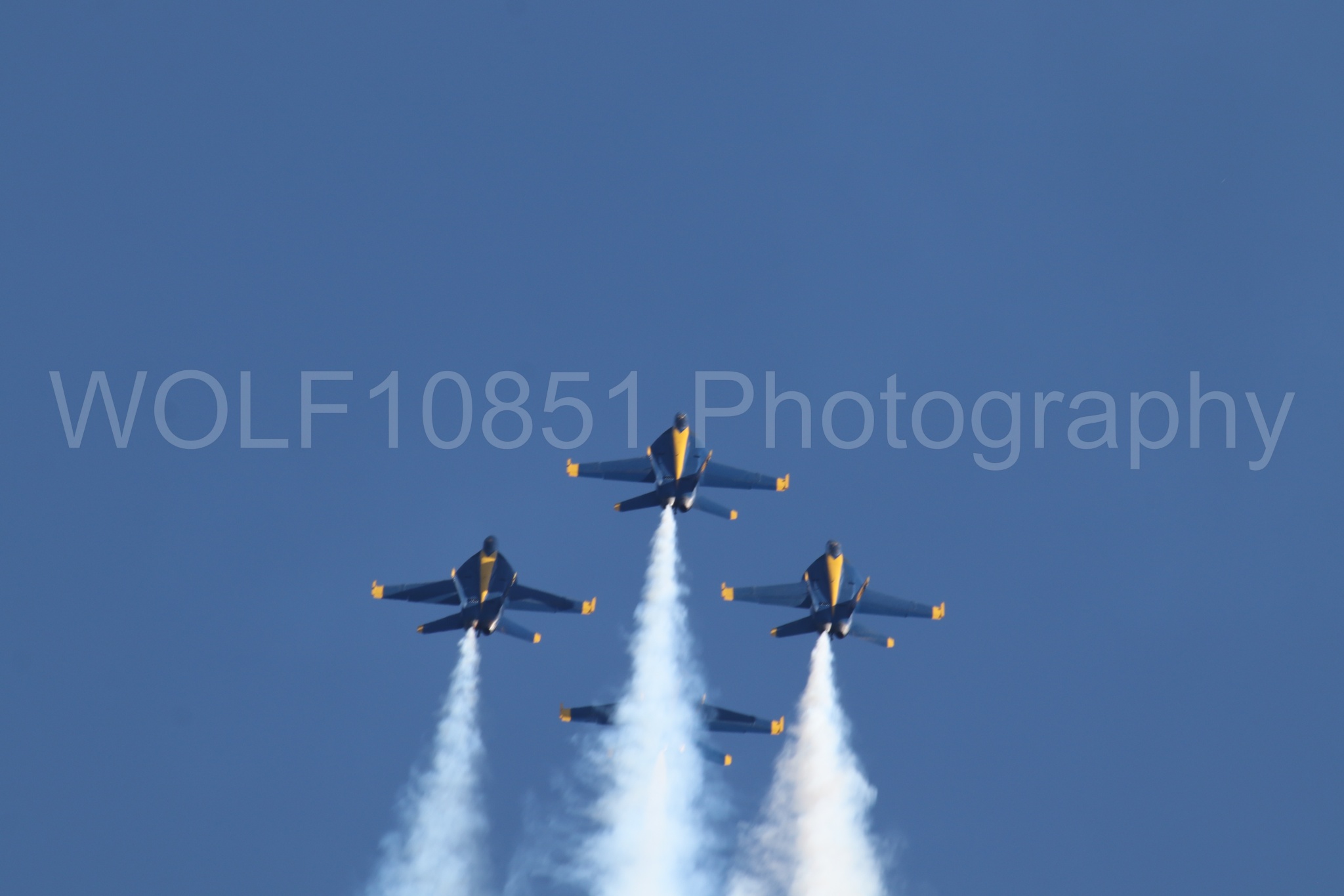 Aviation photography by WOLF10851 featuring FA-18 Super Hornet, Blue Angels, Blue and Gold, Wings Over Solano 2024.