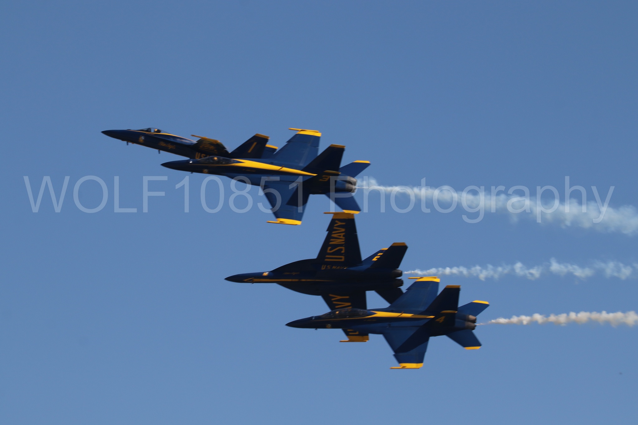 Aviation photography by WOLF10851 featuring FA-18 Super Hornet, Blue Angels, Blue and Gold, Wings Over Solano 2024.