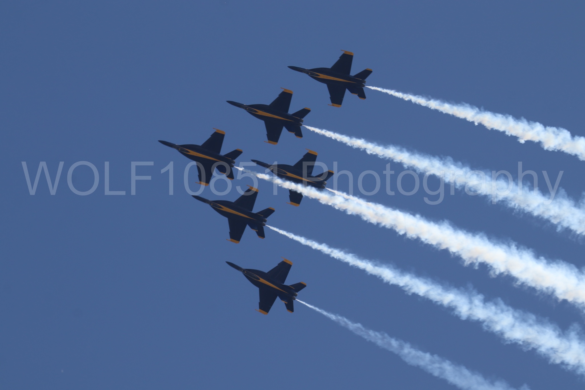 Aviation photography by WOLF10851 featuring FA-18 Super Hornet, Blue Angels, Blue and Gold, Wings Over Solano 2024.