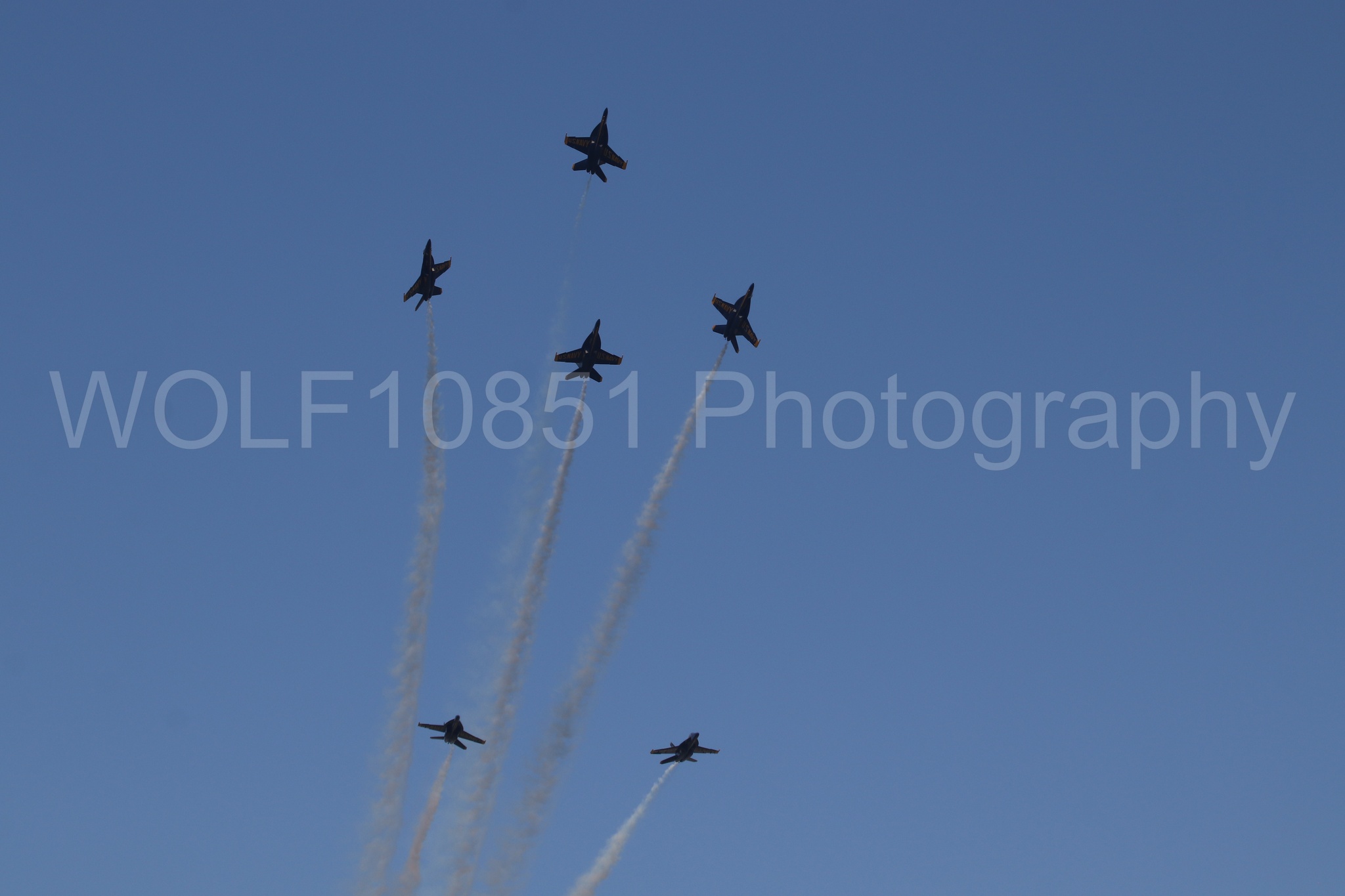 Aviation photography by WOLF10851 featuring FA-18 Super Hornet, Blue Angels, Blue and Gold, Wings Over Solano 2024.